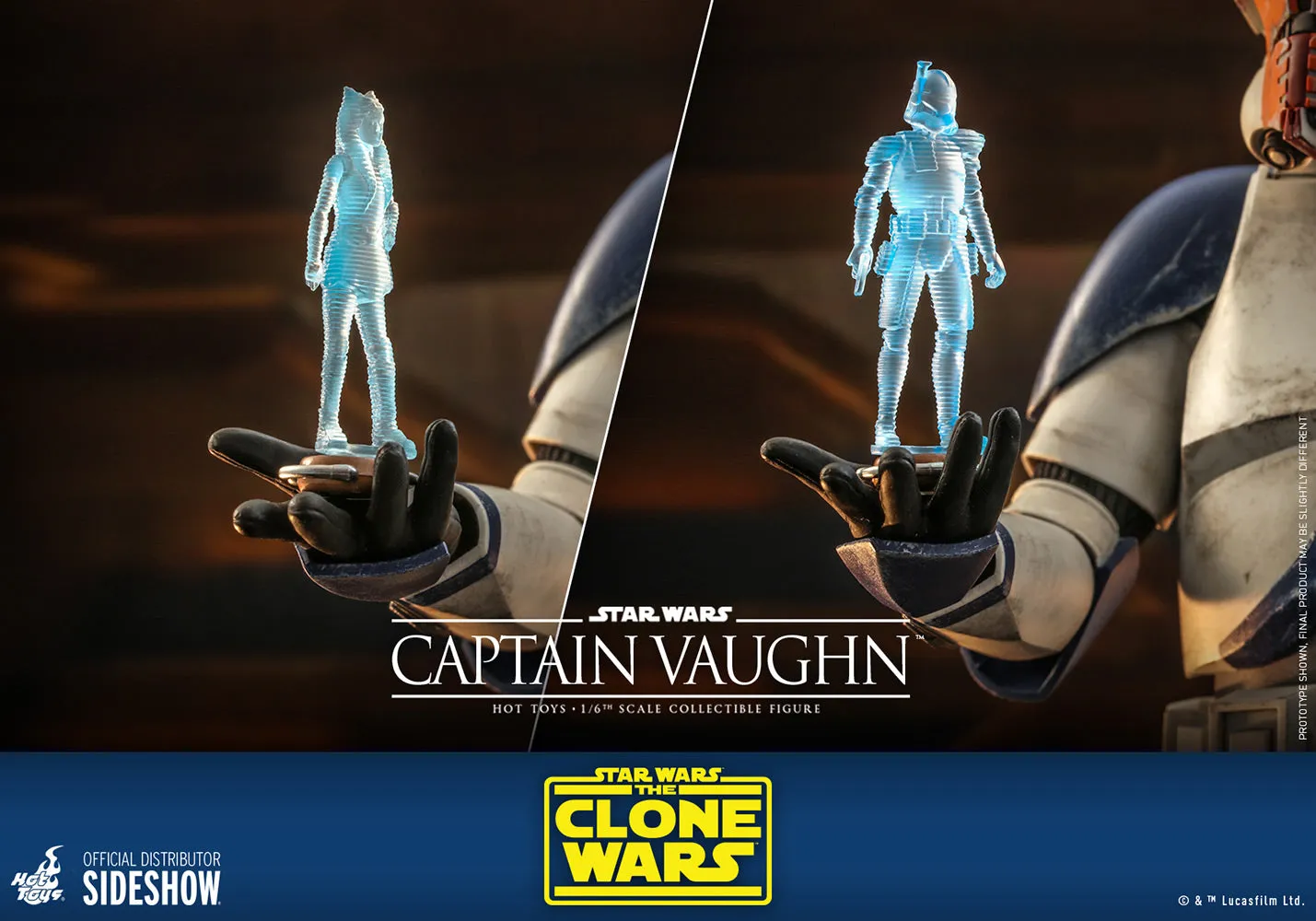 Hot Toys Television Masterpiece 1/6 Scale Figure - Captain Vaughn (The Clone Wars)