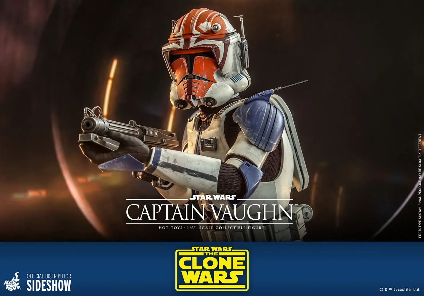 Hot Toys Television Masterpiece 1/6 Scale Figure - Captain Vaughn (The Clone Wars)
