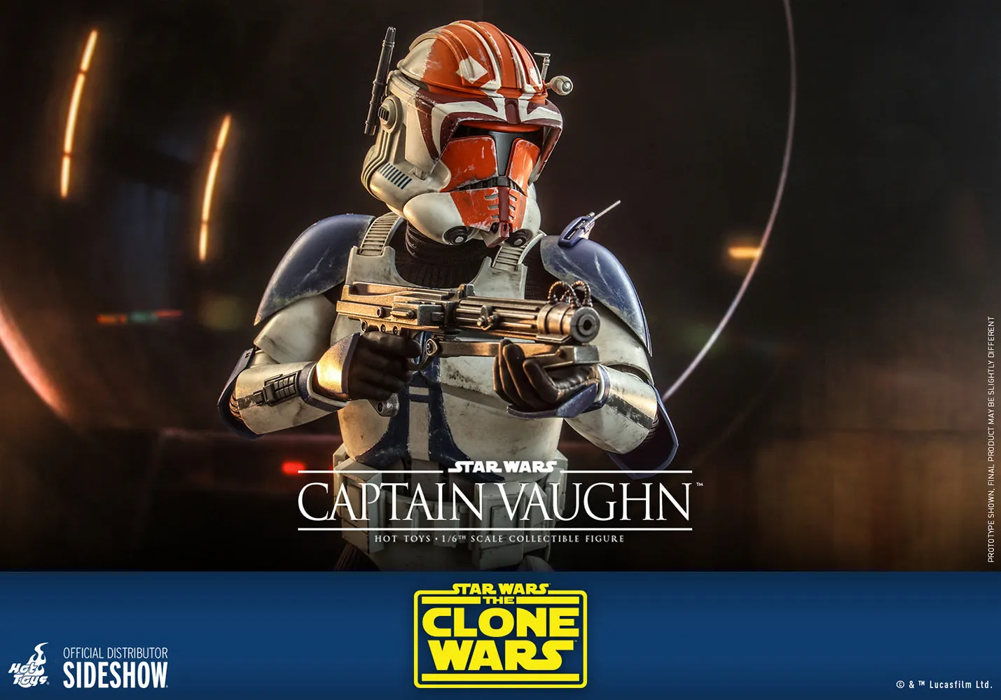 Hot Toys Television Masterpiece 1/6 Scale Figure - Captain Vaughn (The Clone Wars)