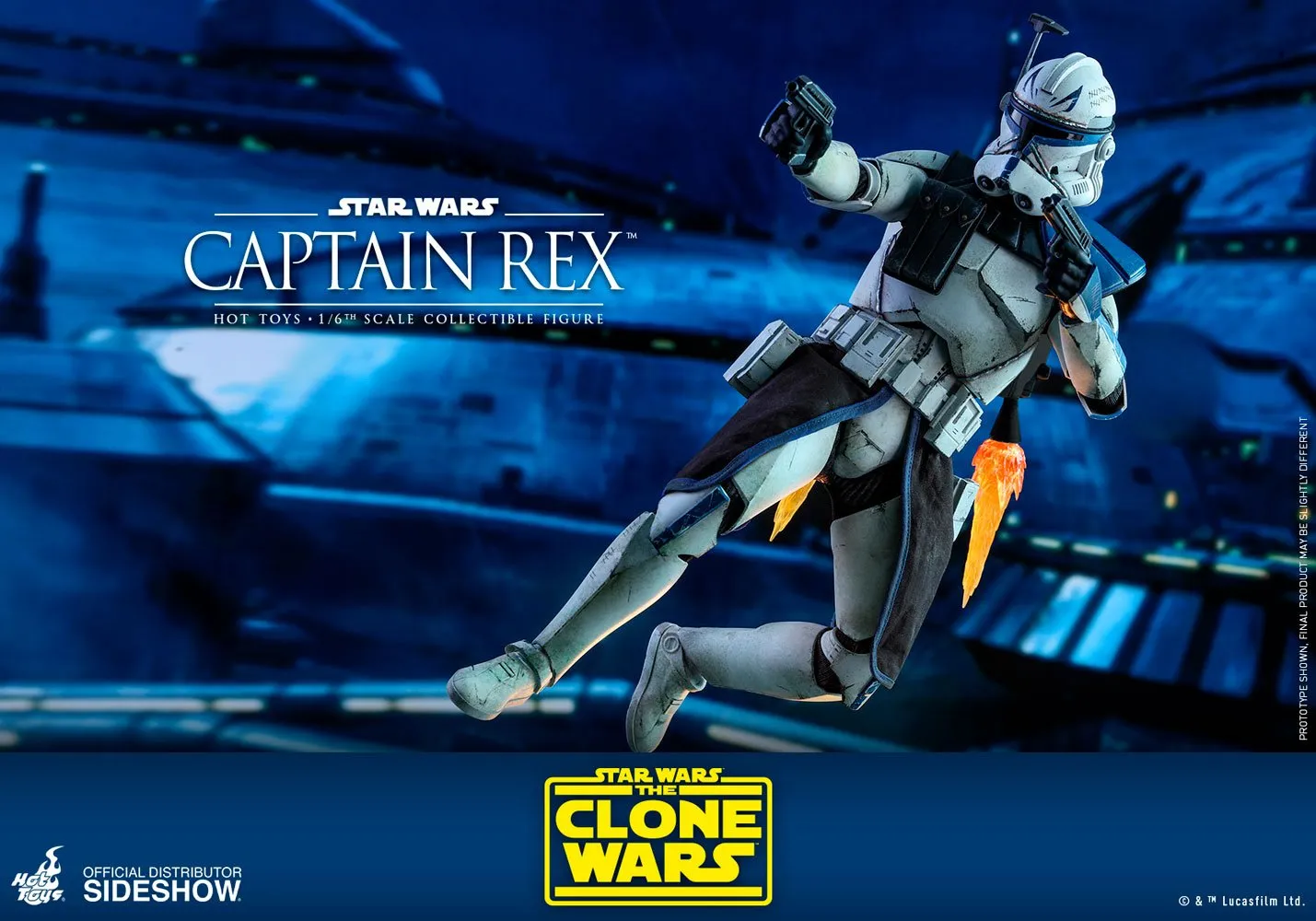 Hot Toys Television Masterpiece 1/6 Scale Figure - Star Wars: The Clone Wars - Captain Rex