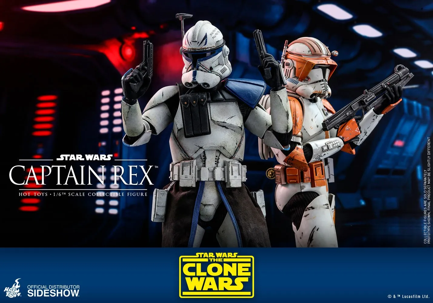 Hot Toys Television Masterpiece 1/6 Scale Figure - Star Wars: The Clone Wars - Captain Rex