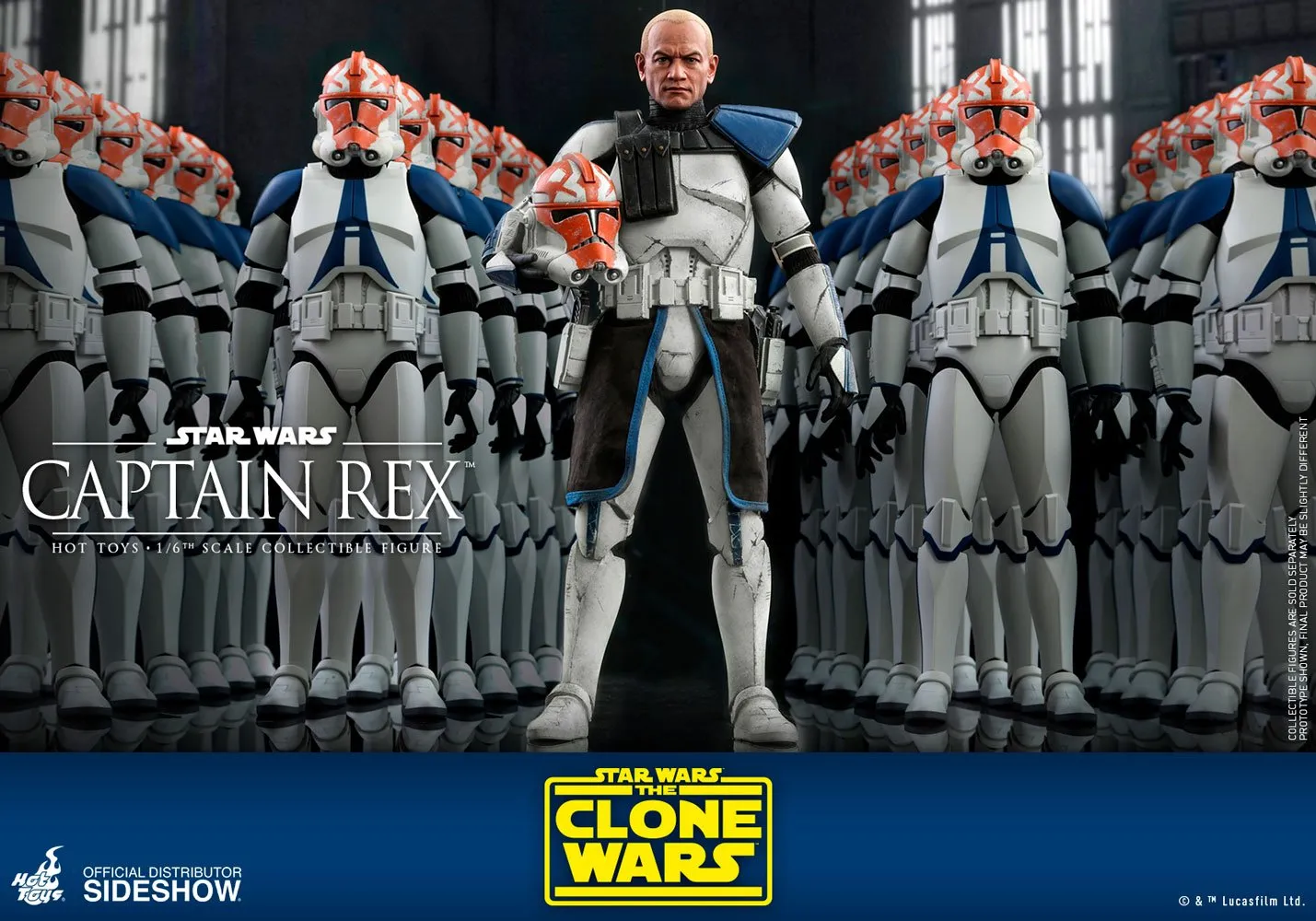 Hot Toys Television Masterpiece 1/6 Scale Figure - Star Wars: The Clone Wars - Captain Rex