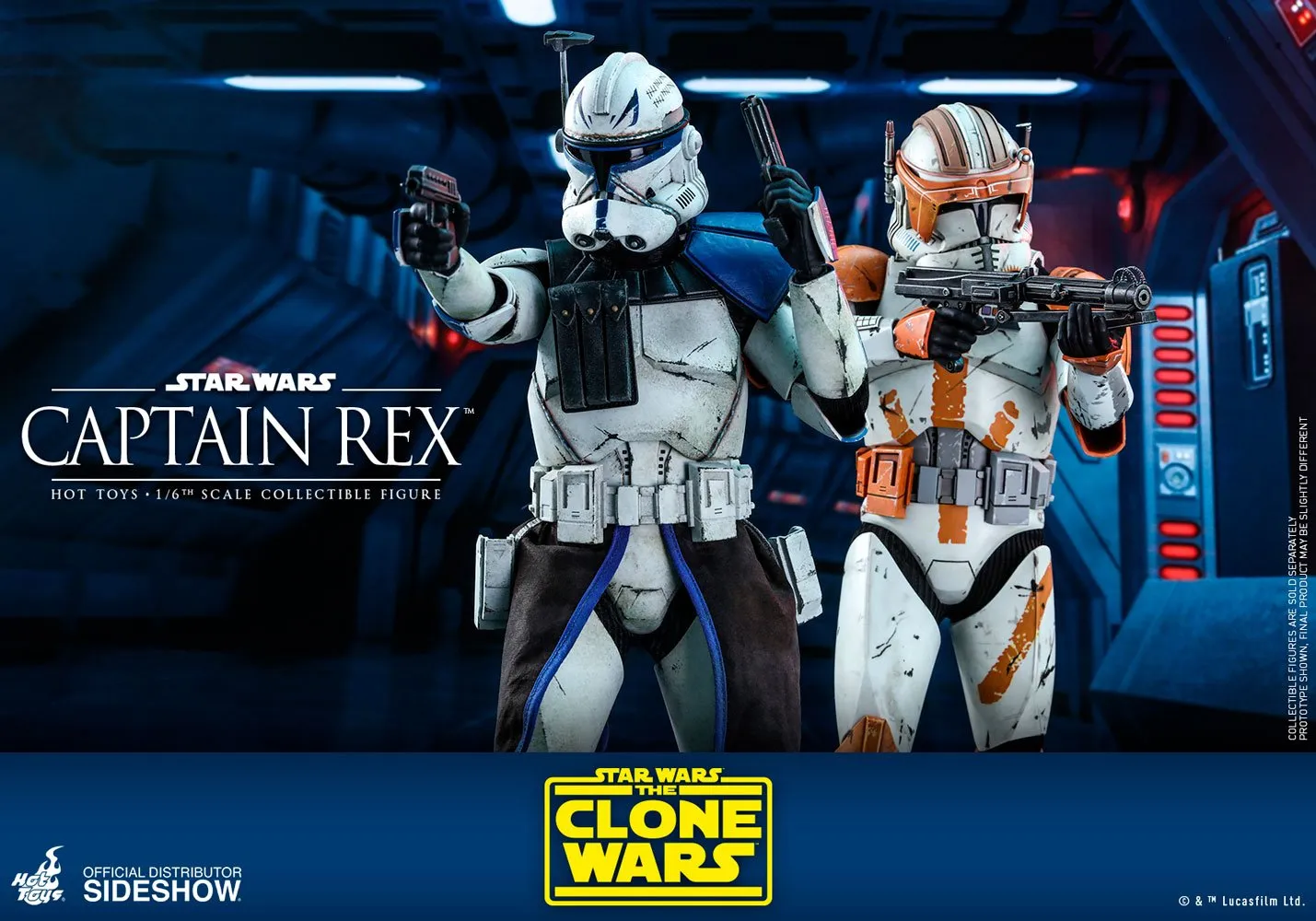 Hot Toys Television Masterpiece 1/6 Scale Figure - Star Wars: The Clone Wars - Captain Rex