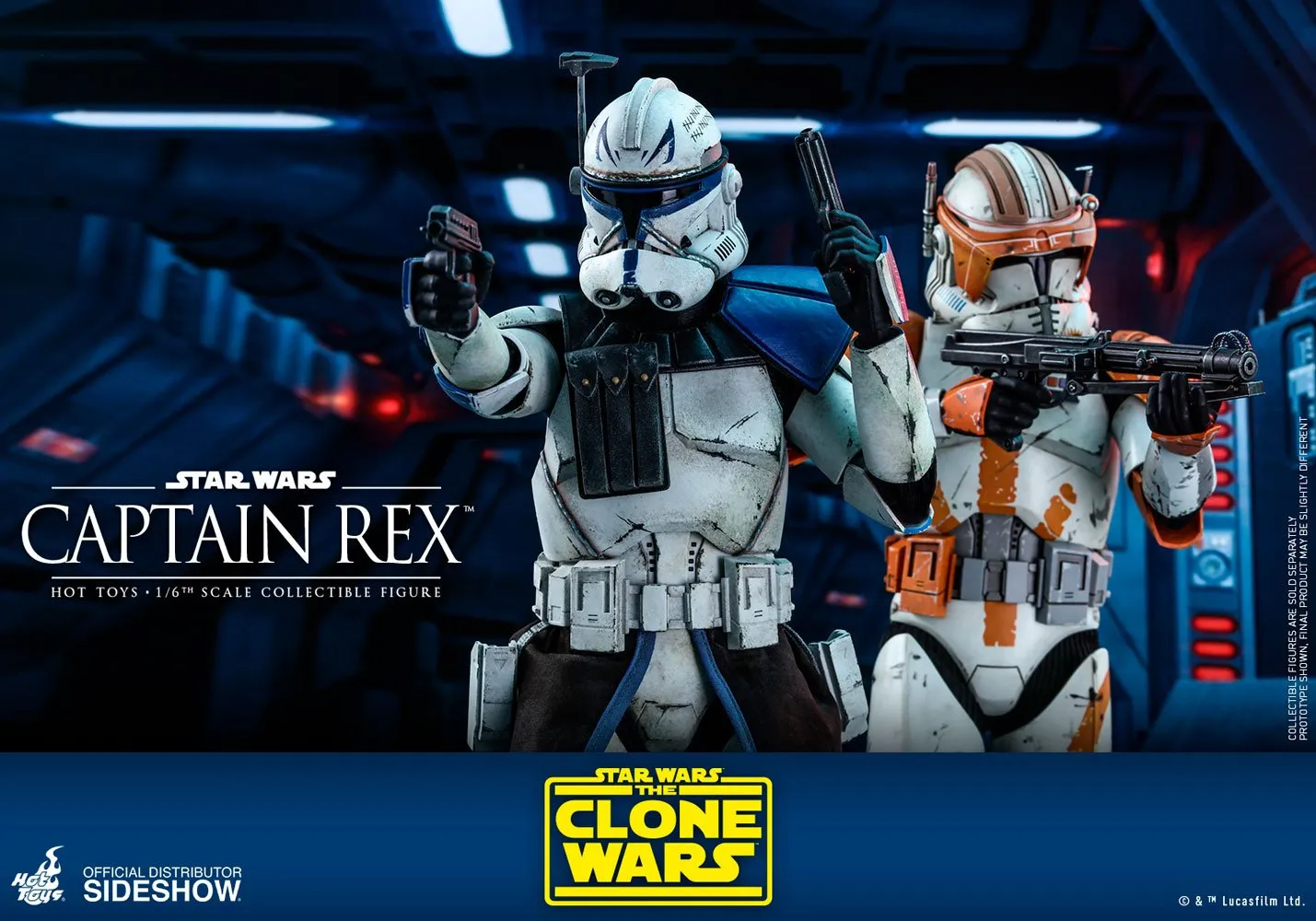Hot Toys Television Masterpiece 1/6 Scale Figure - Star Wars: The Clone Wars - Captain Rex