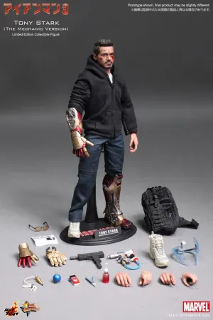 Hot Toys Tony Stark The Mechanic from Iron Man 3 1/6 Scale Action Figure MMS209