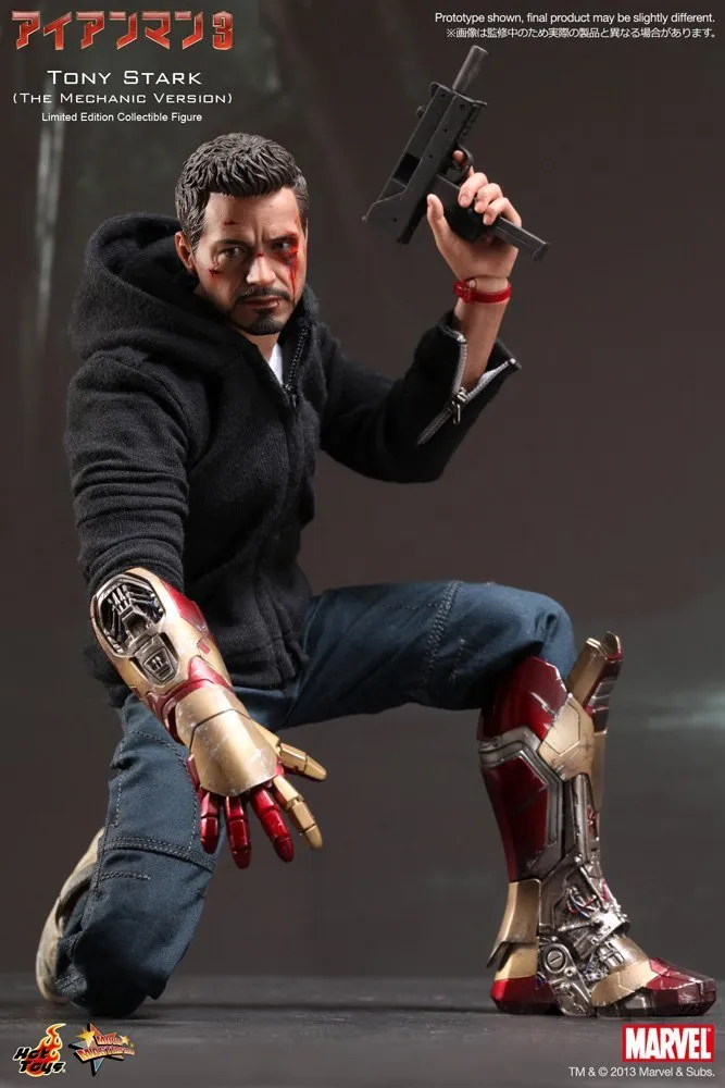 Hot Toys Tony Stark The Mechanic from Iron Man 3 1/6 Scale Action Figure MMS209