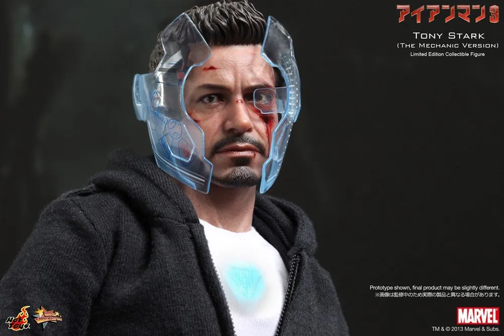 Hot Toys Tony Stark The Mechanic from Iron Man 3 1/6 Scale Action Figure MMS209