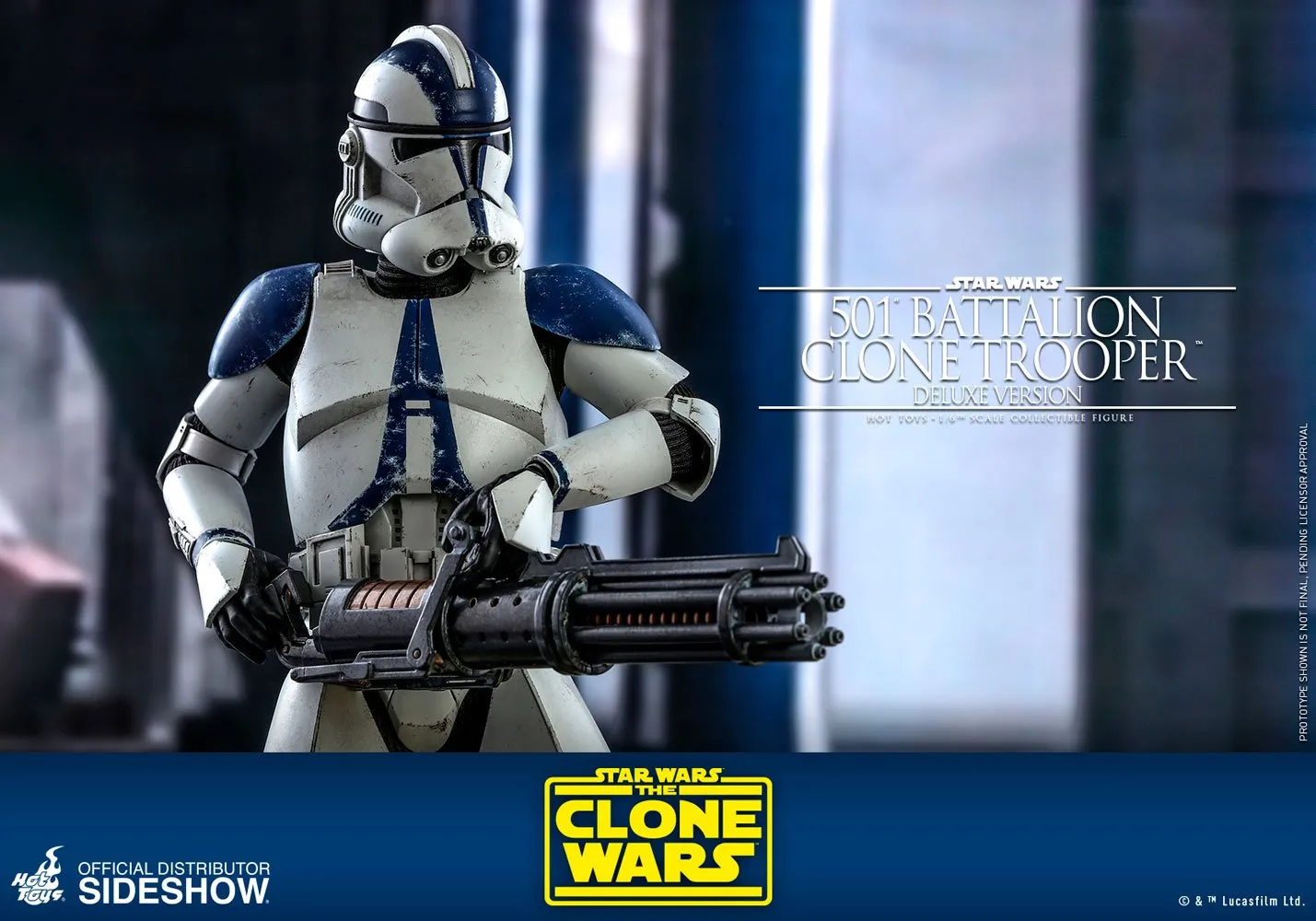 Hot Toys TV Masterpiece 1/6 Scale Figure - 501st Battalion Clone Trooper - Deluxe (The Clone Wars)
