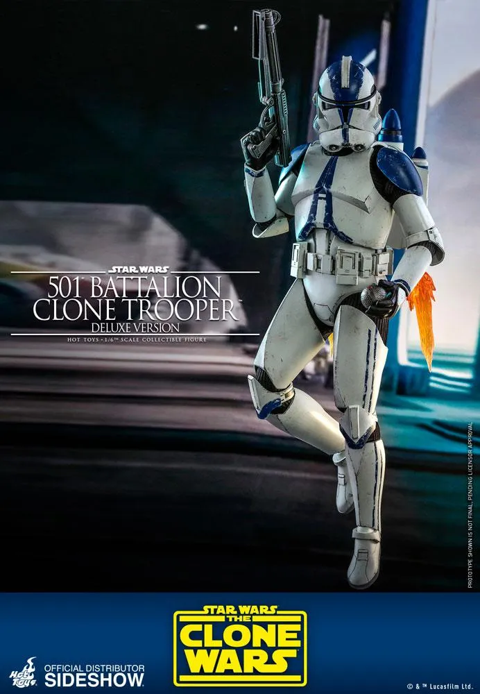 Hot Toys TV Masterpiece 1/6 Scale Figure - 501st Battalion Clone Trooper - Deluxe (The Clone Wars)