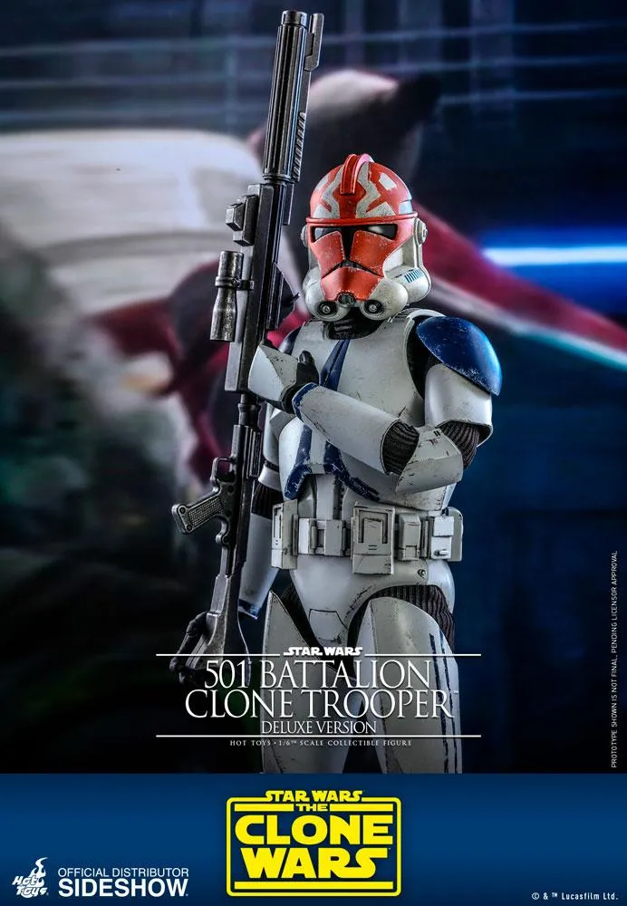 Hot Toys TV Masterpiece 1/6 Scale Figure - 501st Battalion Clone Trooper - Deluxe (The Clone Wars)