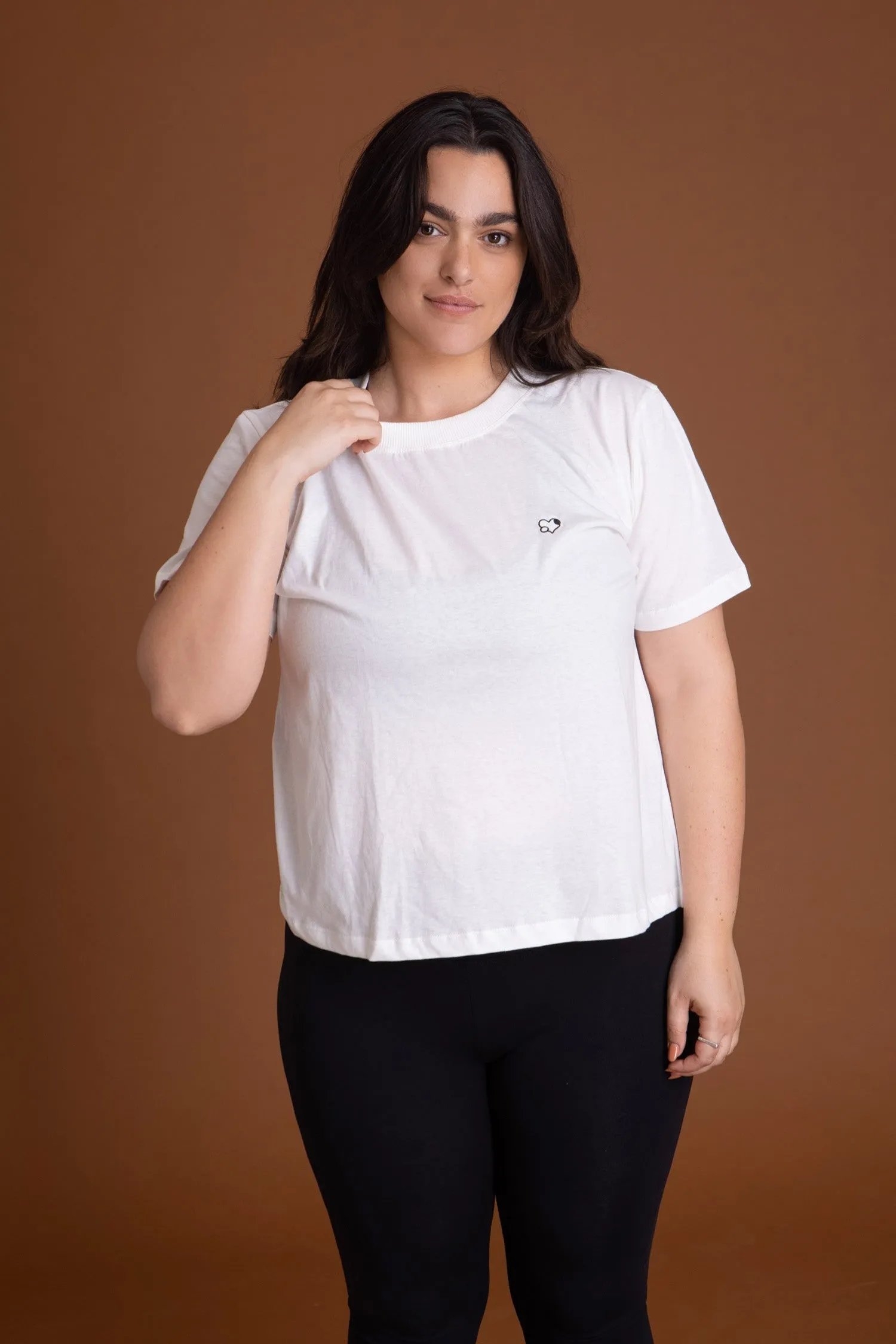 I'mPerfect 100% Cotton Crew Neck T-Shirt 25%off