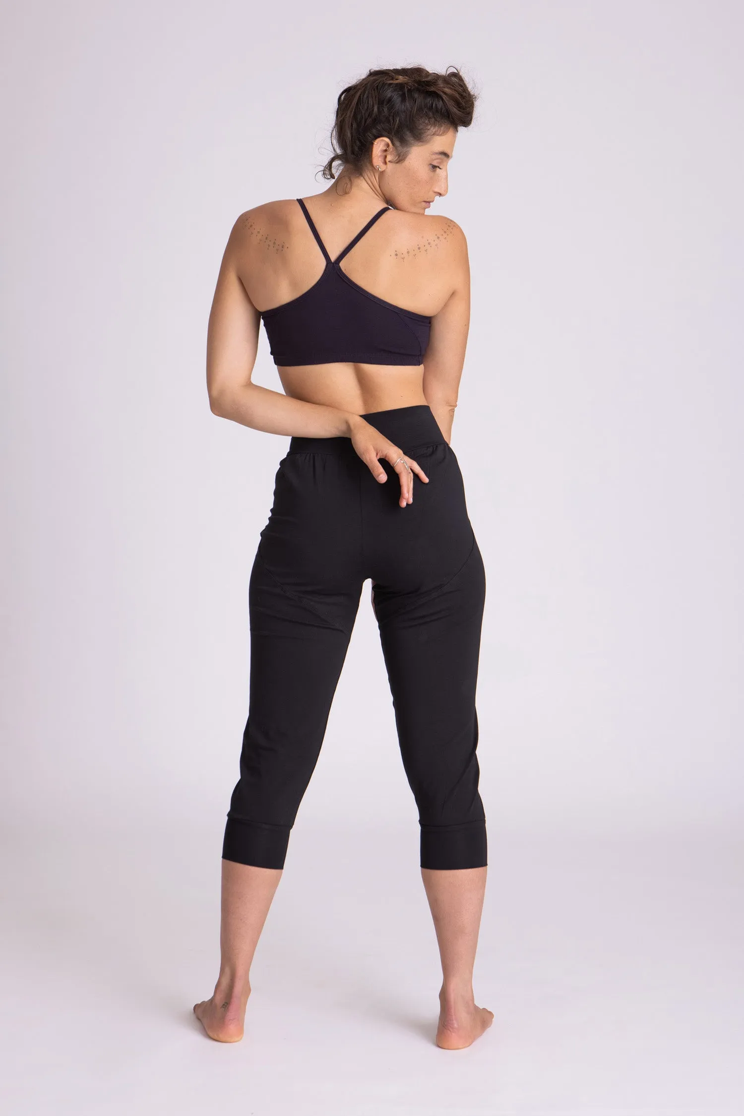 I'mPerfect Organic Cotton Slouchy Capri Pants 50%off