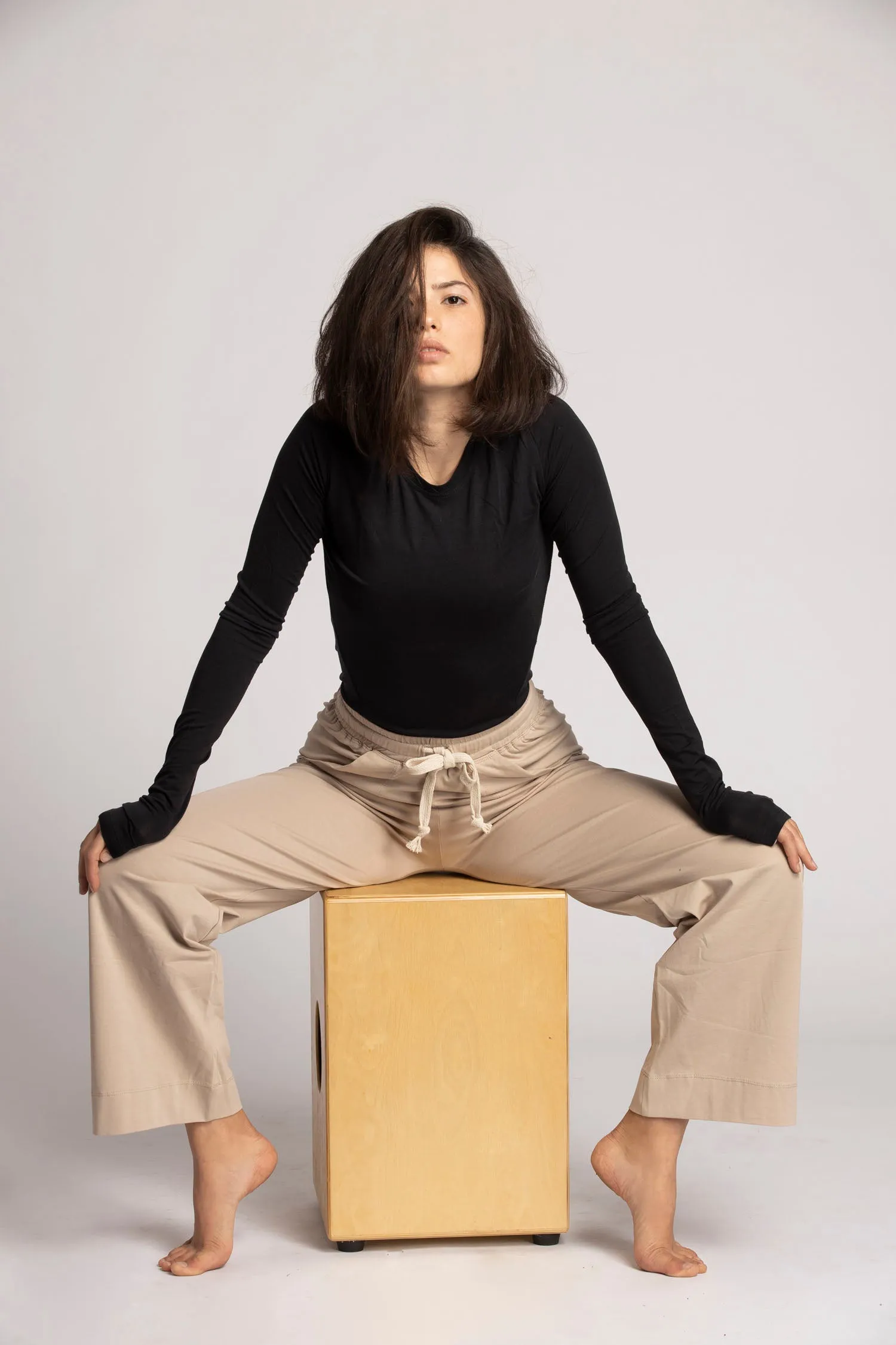 I'mPerfect Organic Cotton Wide Leg Lounge Pants 35%off