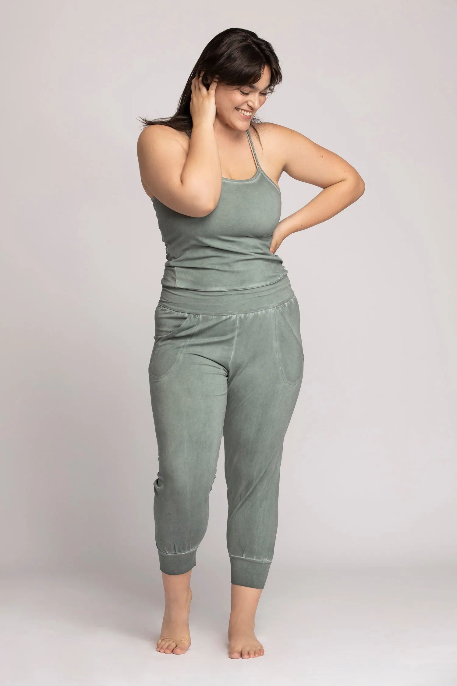 I'mPerfect Soft Stonewash Yoga Jumpsuit 50%off