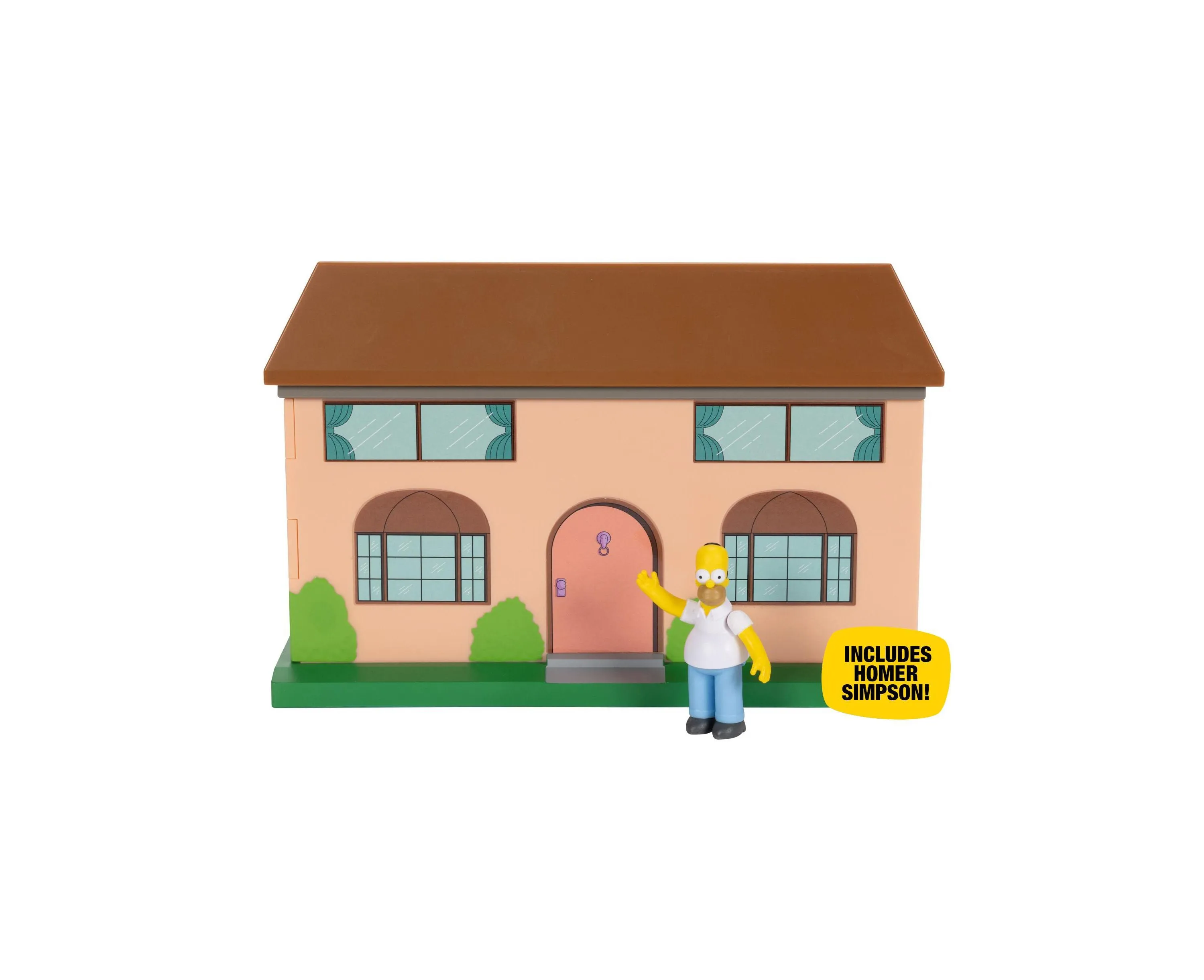 JAKKS Pacific The Simpsons House 2.5'' Scale Living Room Diorama with Homer Simpson