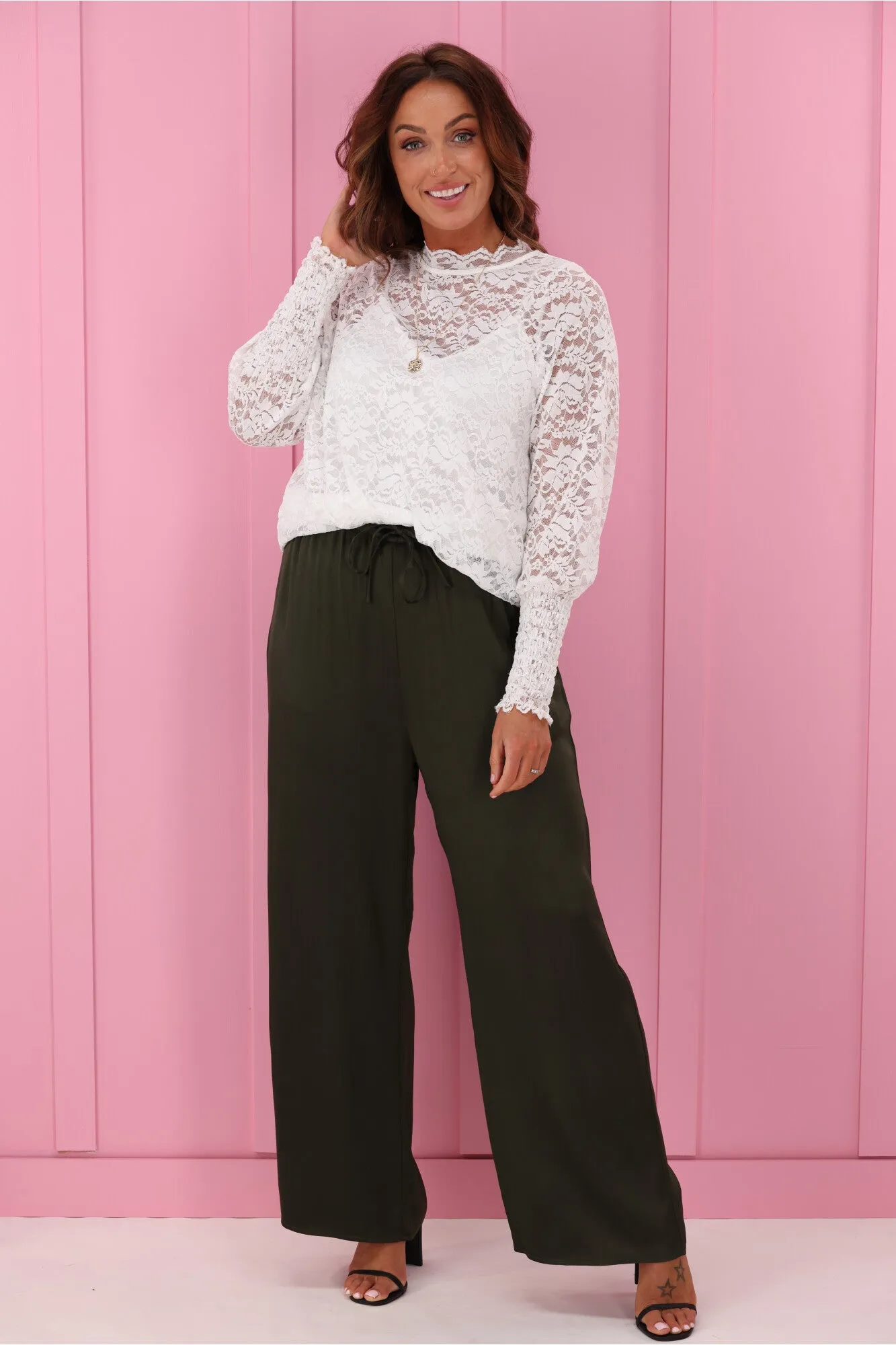 Jane James Cypress Lace Blouse Ivory