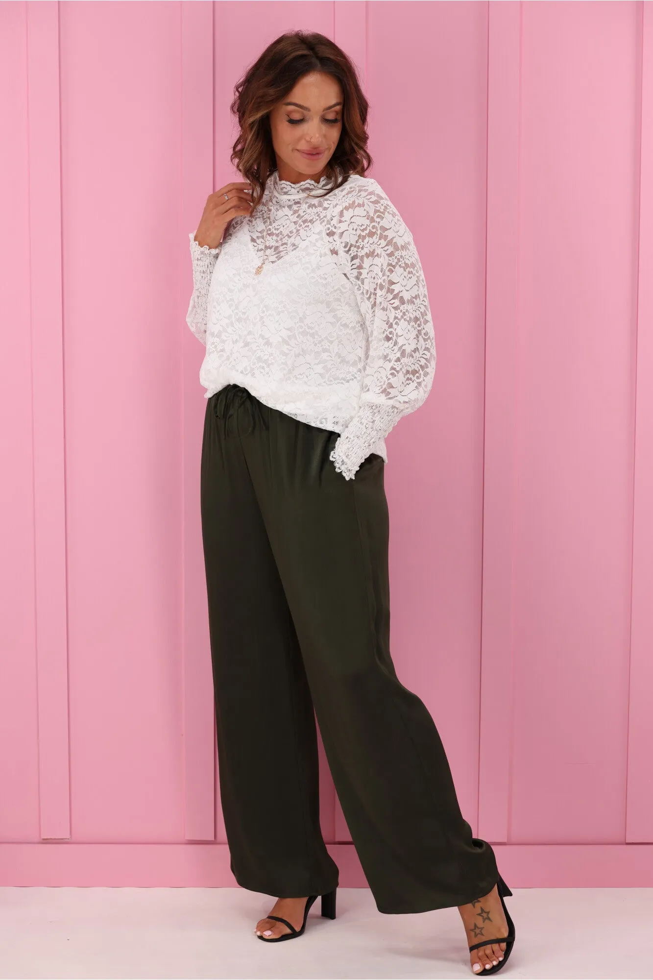 Jane James Cypress Lace Blouse Ivory