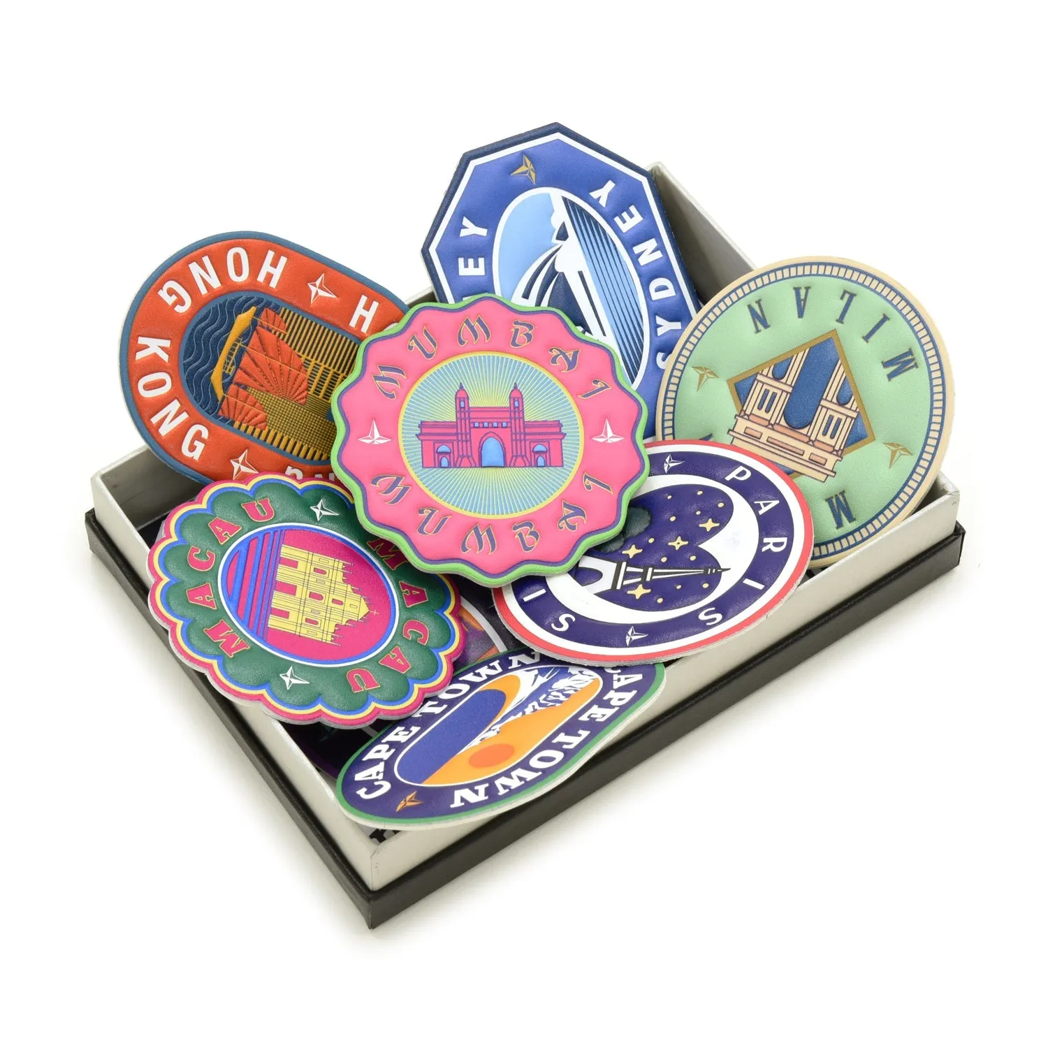 Leather Travel Stickers · Globetrotter | 15 Sticker Set