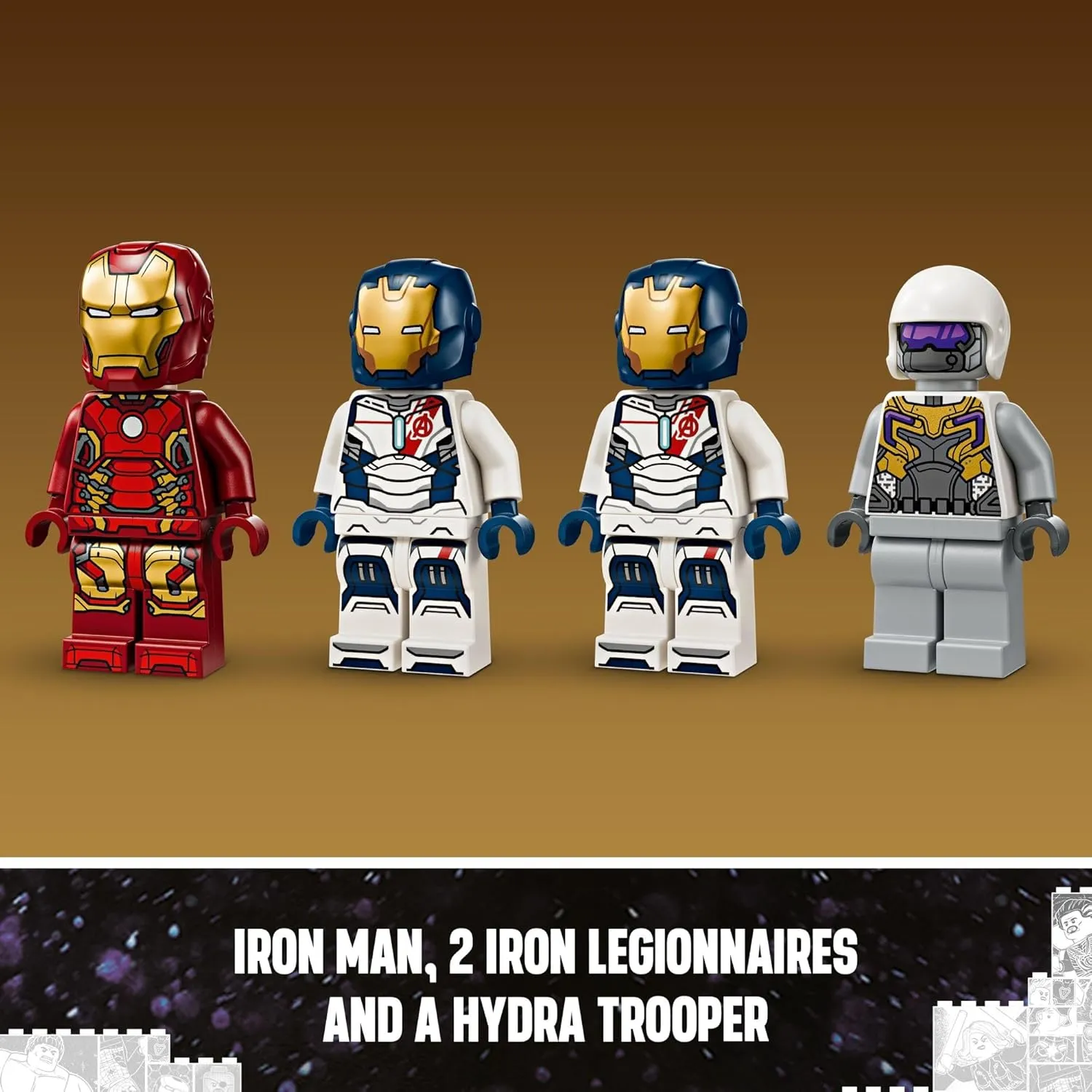 Lego 76288 - Marvel Iron Man & Iron Legion vs. Hydra Soldier