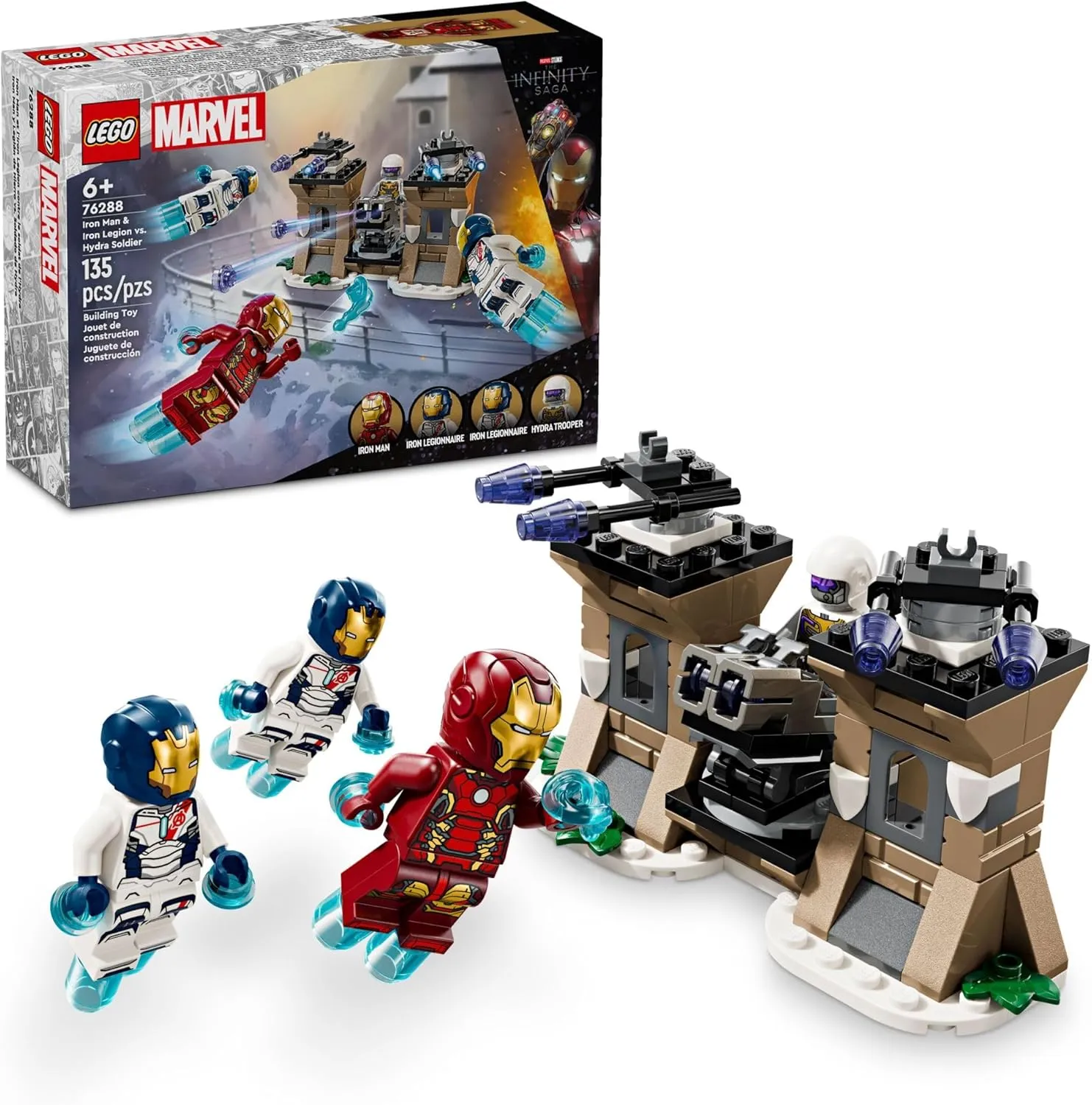 Lego 76288 - Marvel Iron Man & Iron Legion vs. Hydra Soldier