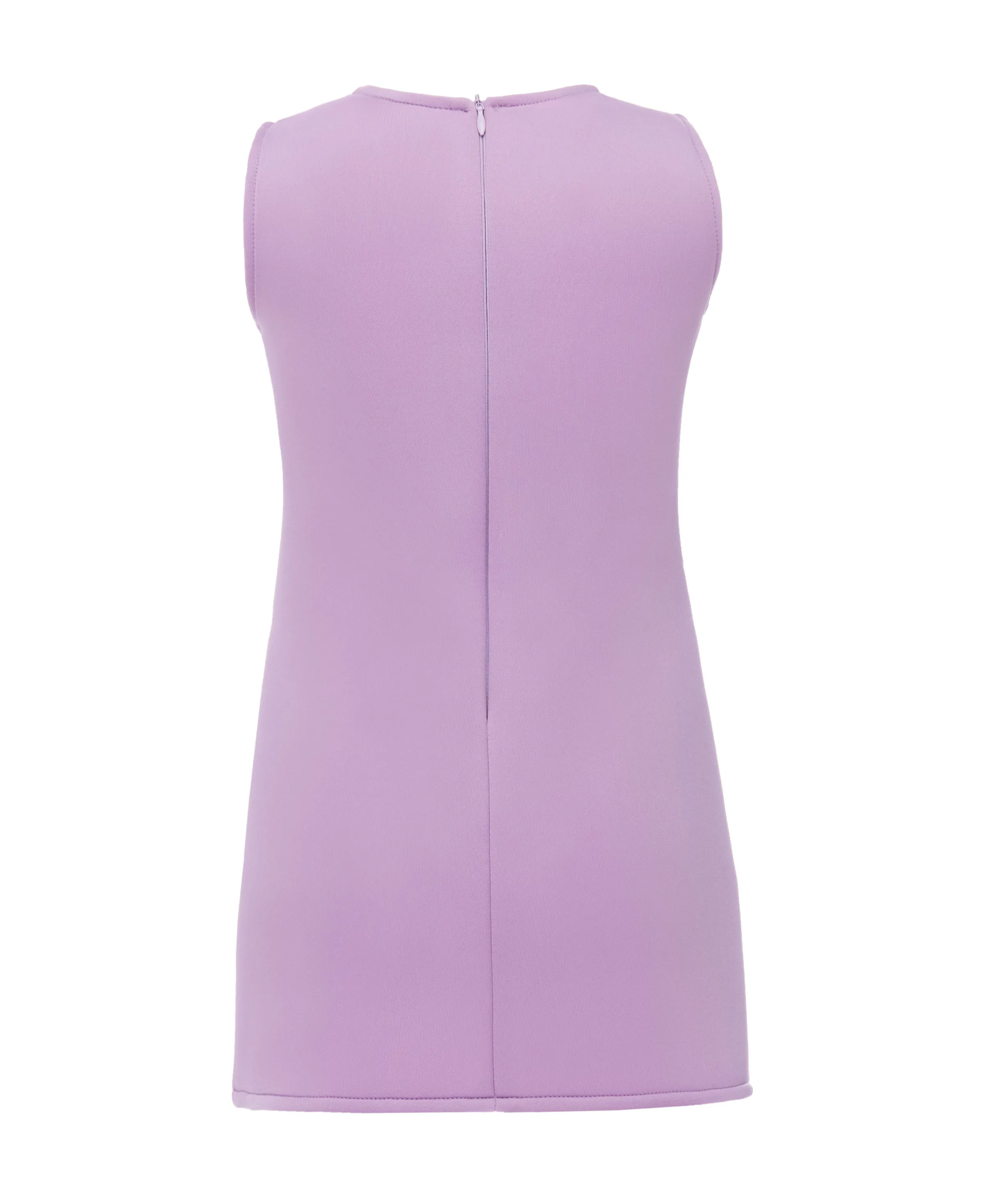 Lilac Fiona Sleeveless Bow Dress