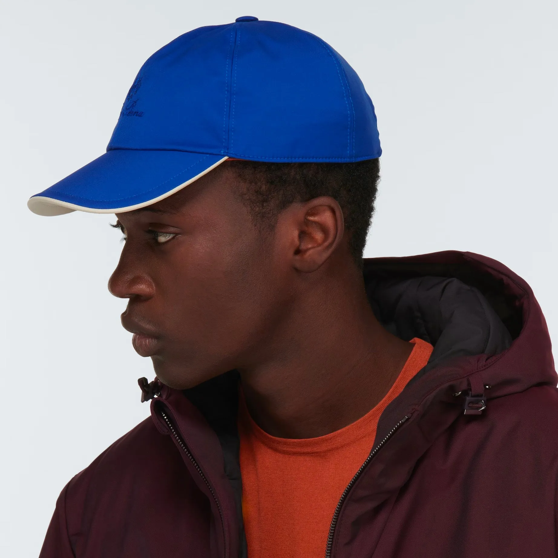 Loro Piana Nylon Logo Cap