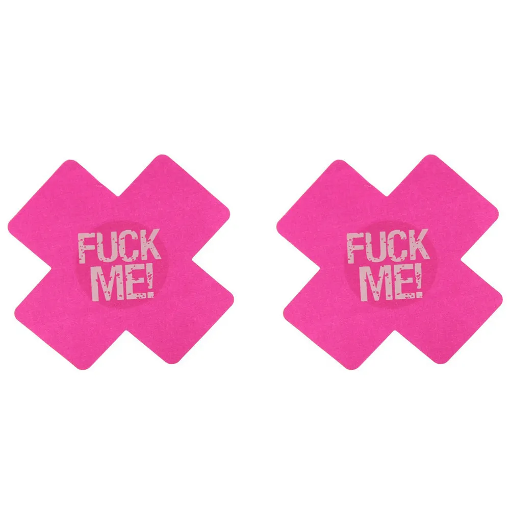 Love in Leather Fuck Me Cross Nipple Pasties