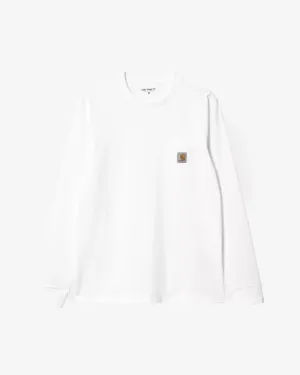 L/S Pocket T-Shirt White