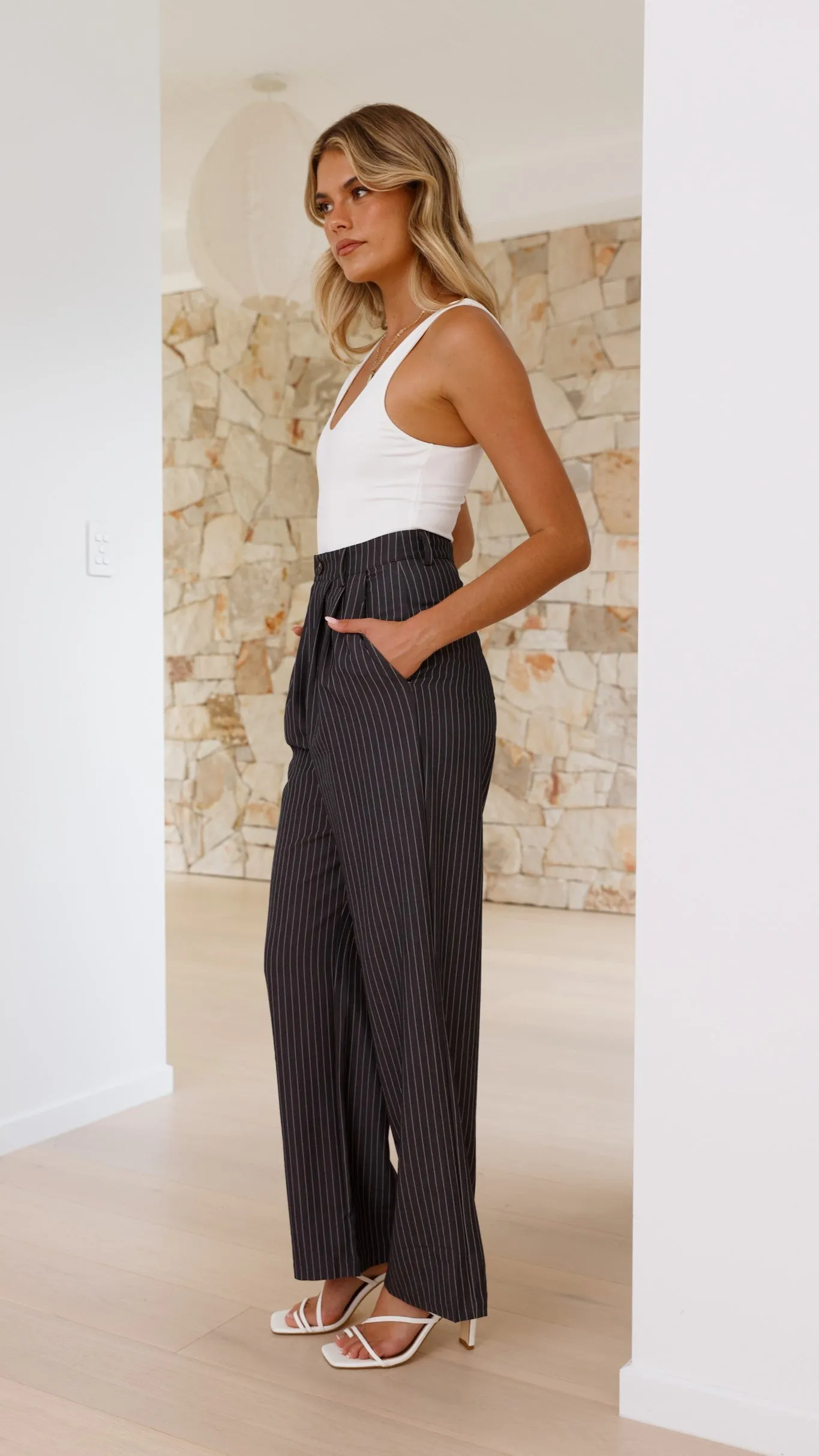 Maya Pants - Charcoal