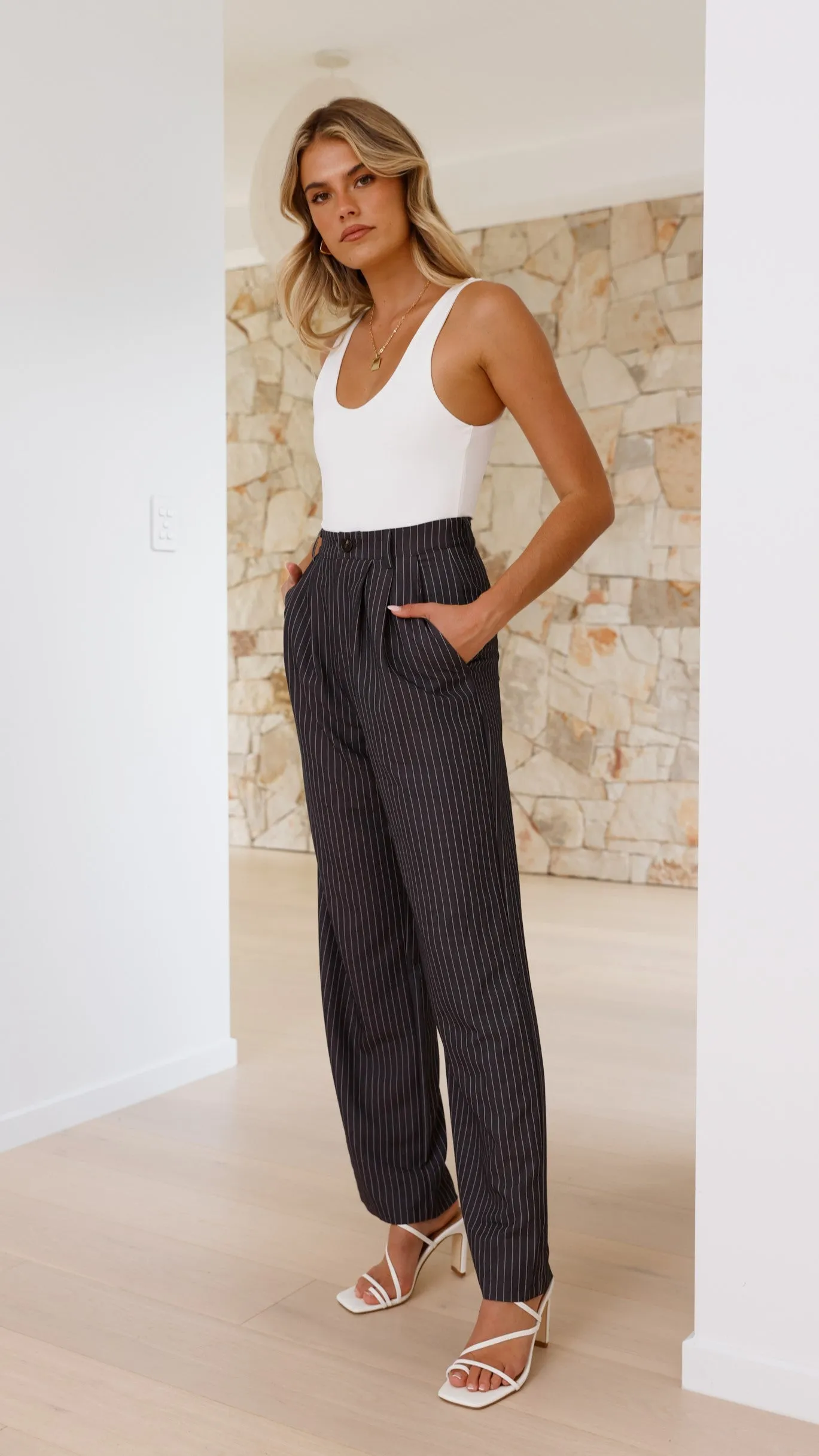 Maya Pants - Charcoal