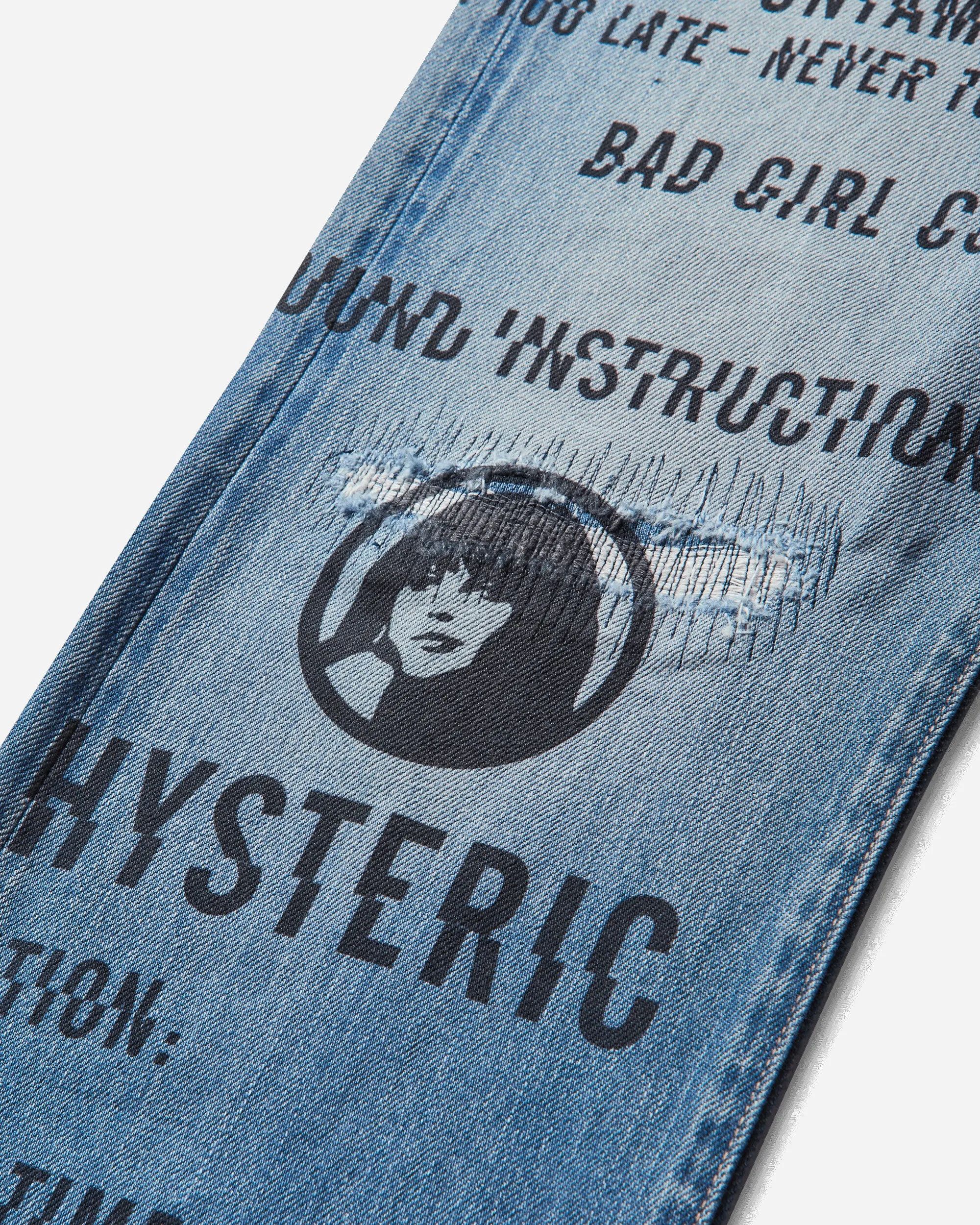 Men's Slash Type Logo Jeans Indigo