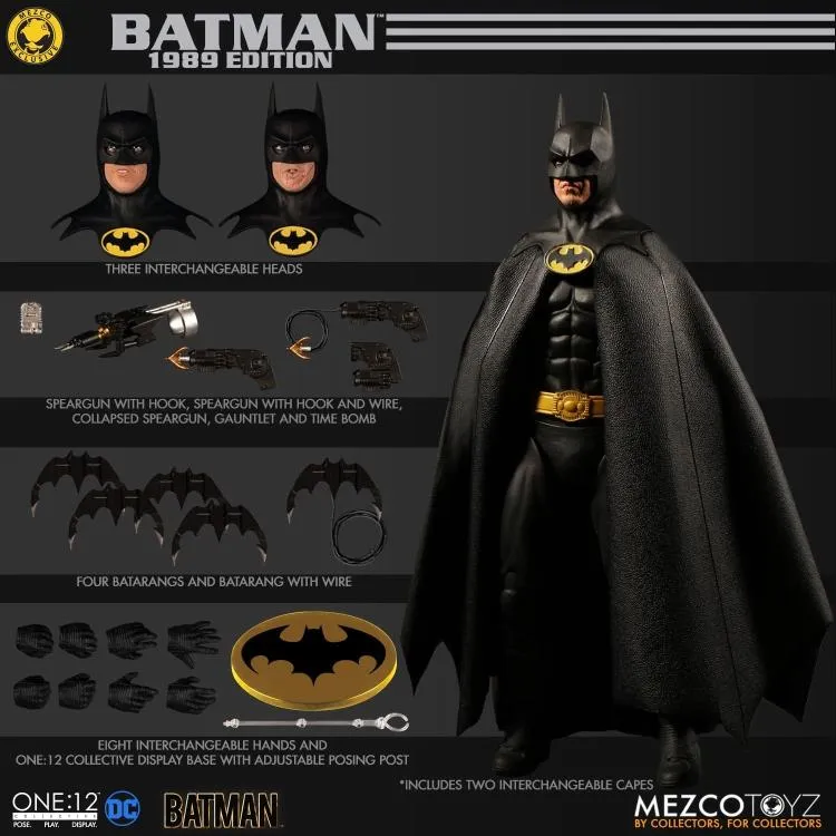 Mezco Toyz ONE:12 Collective: Batman (1989) Action Figure