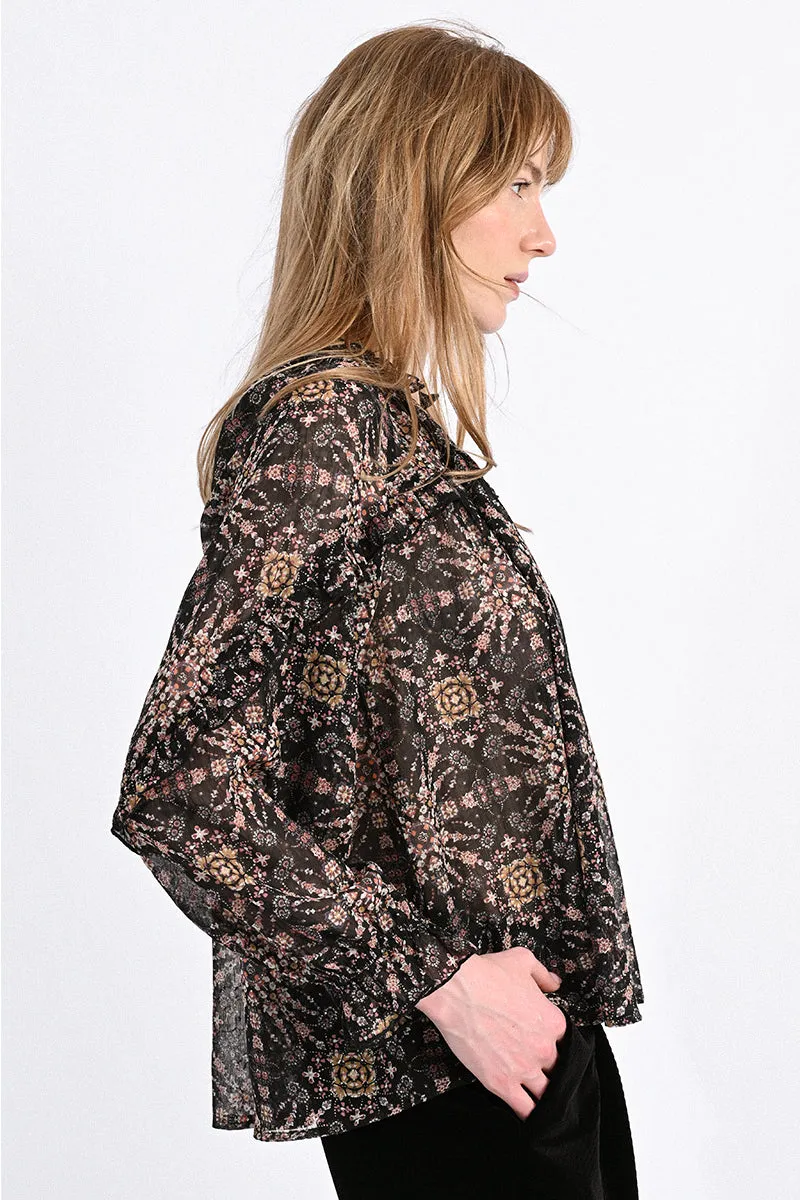 Molly Bracken Woven Blouse Black Hortense