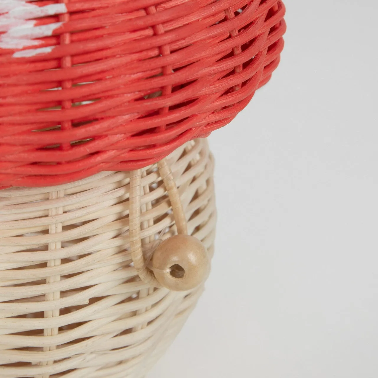 Mushroom Basket Rattan