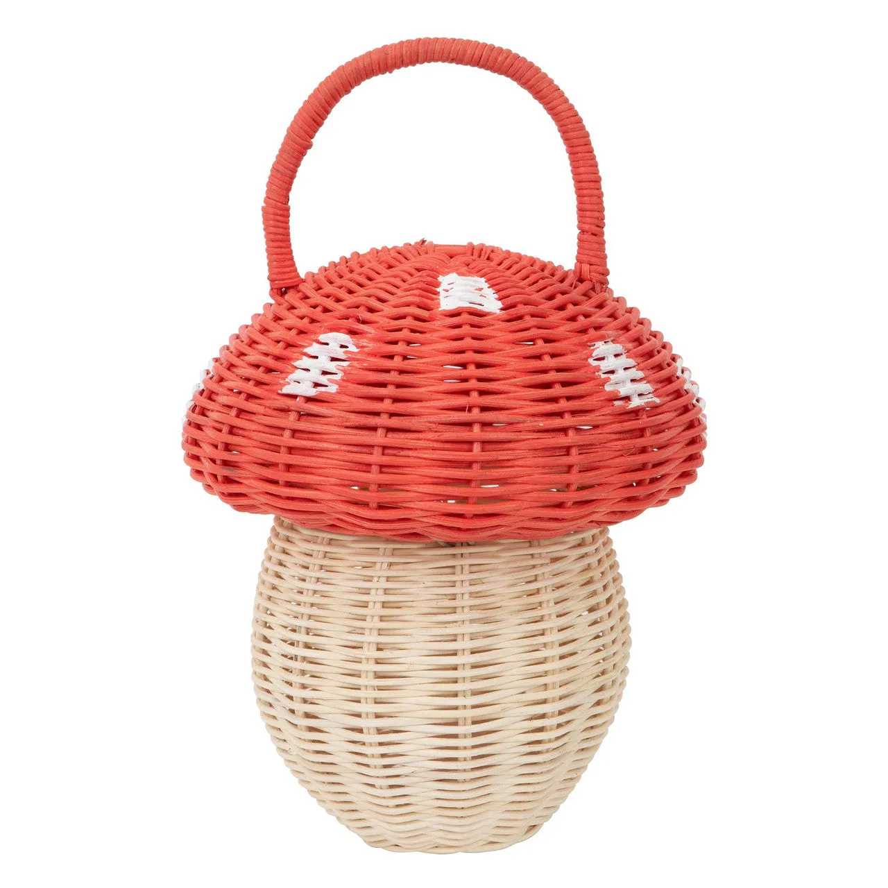 Mushroom Basket Rattan