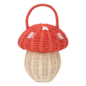 Mushroom Basket Rattan