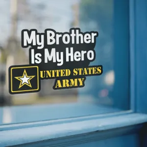 My Family Is My Hero United States Army Standard Sticker