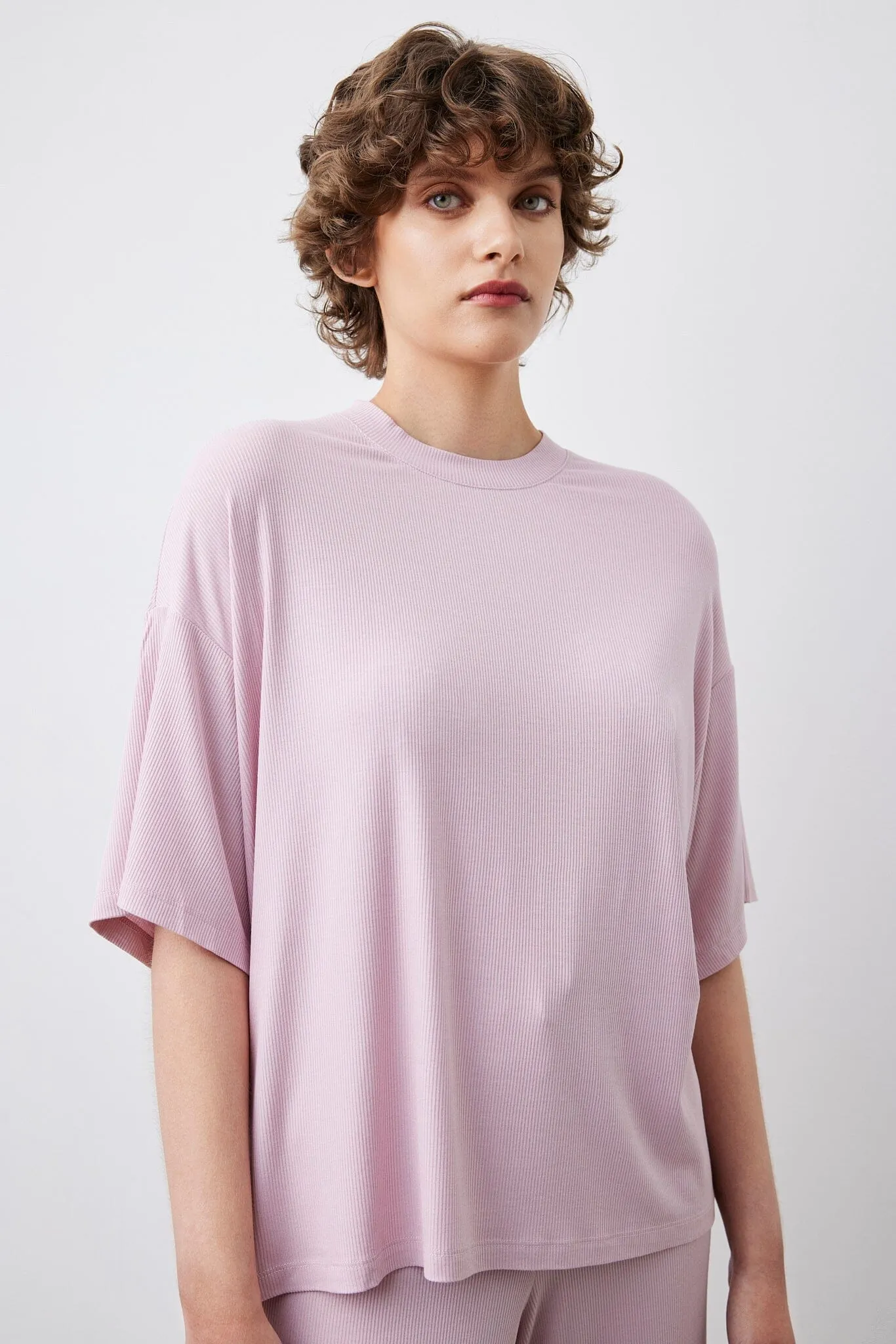 Oversized Ribbed Top