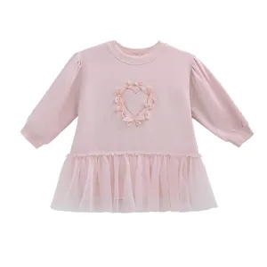 Pink Heart Bow Dress