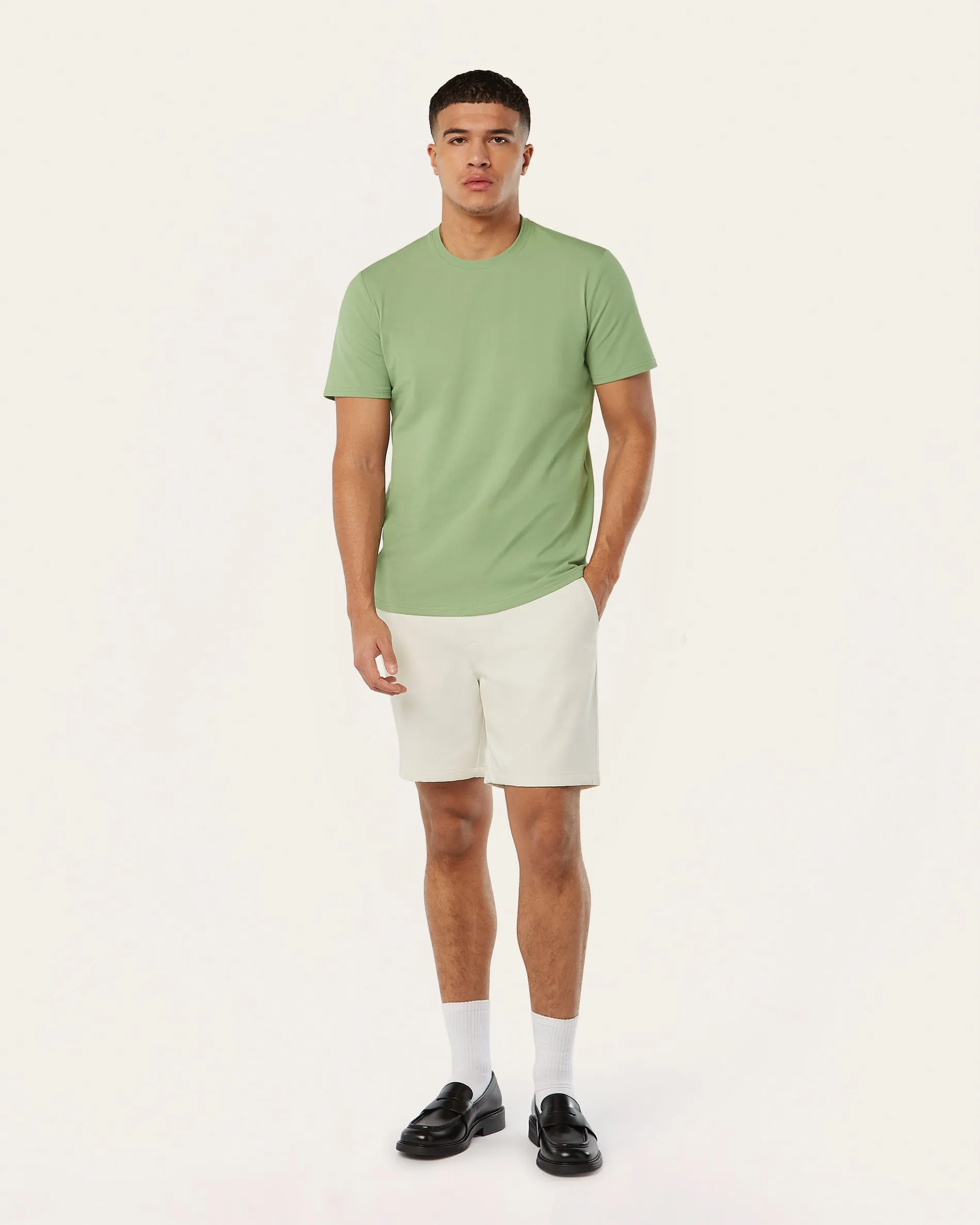 Piqué T-shirt Light Green