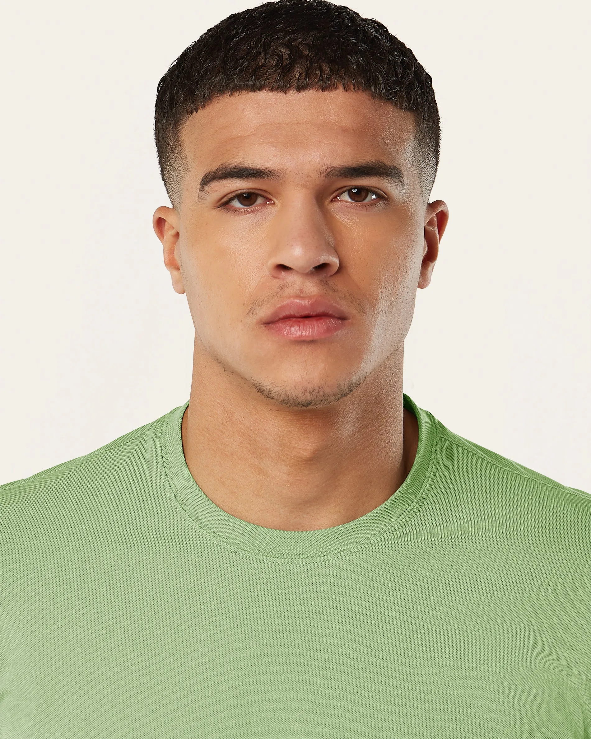 Piqué T-shirt Light Green