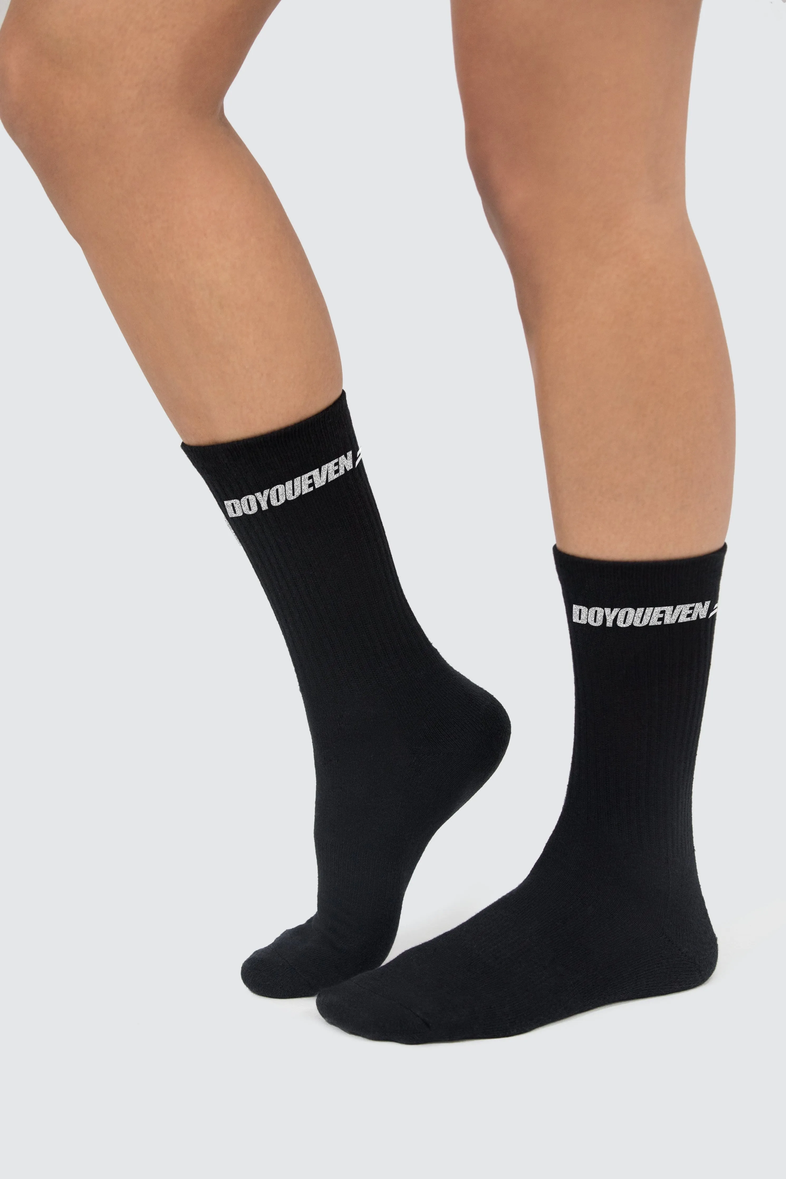 Prime Crew Socks 2pk - Black