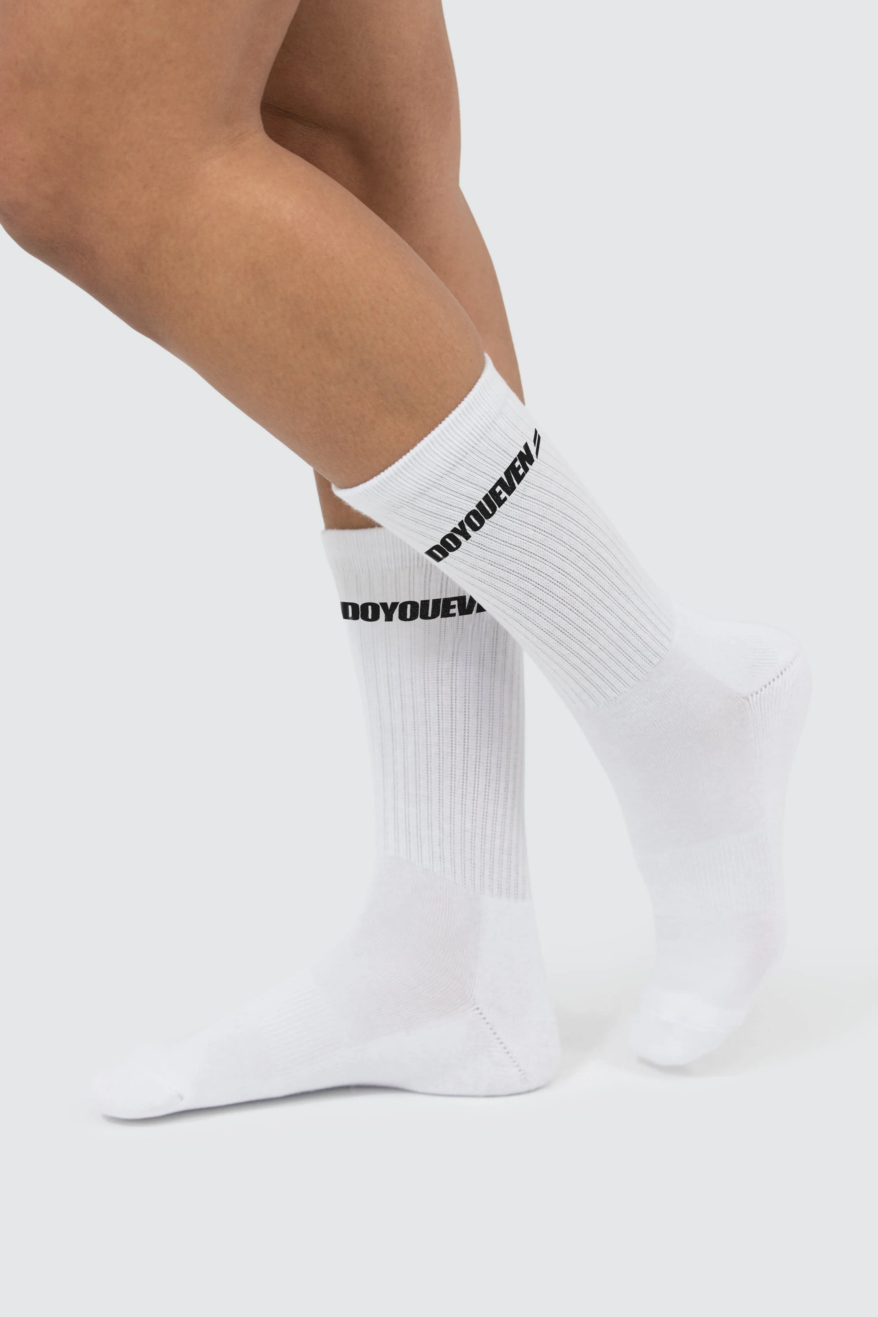 Prime Crew Socks 2pk - White