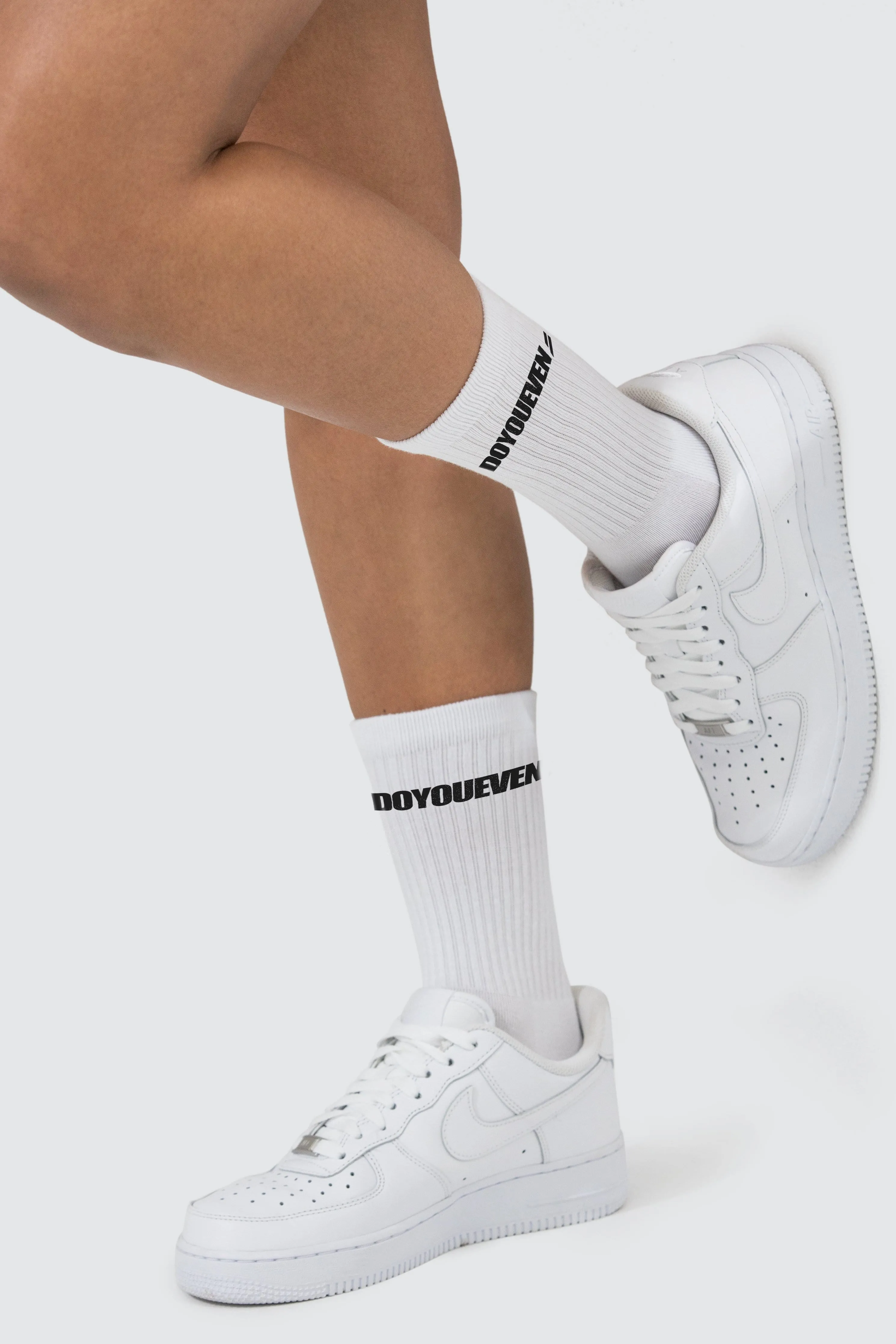 Prime Crew Socks 2pk - White