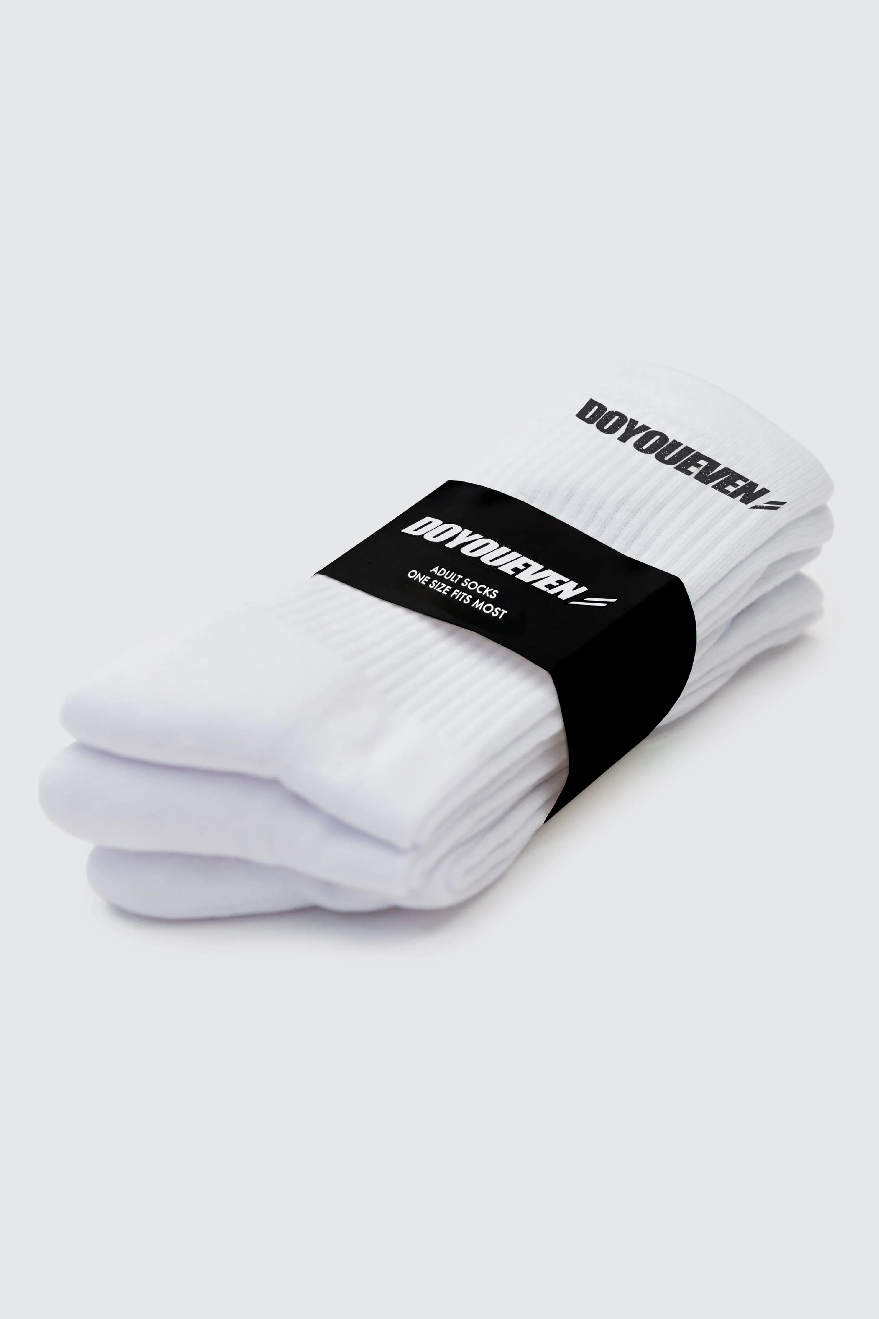 Prime Crew Socks 2pk - White