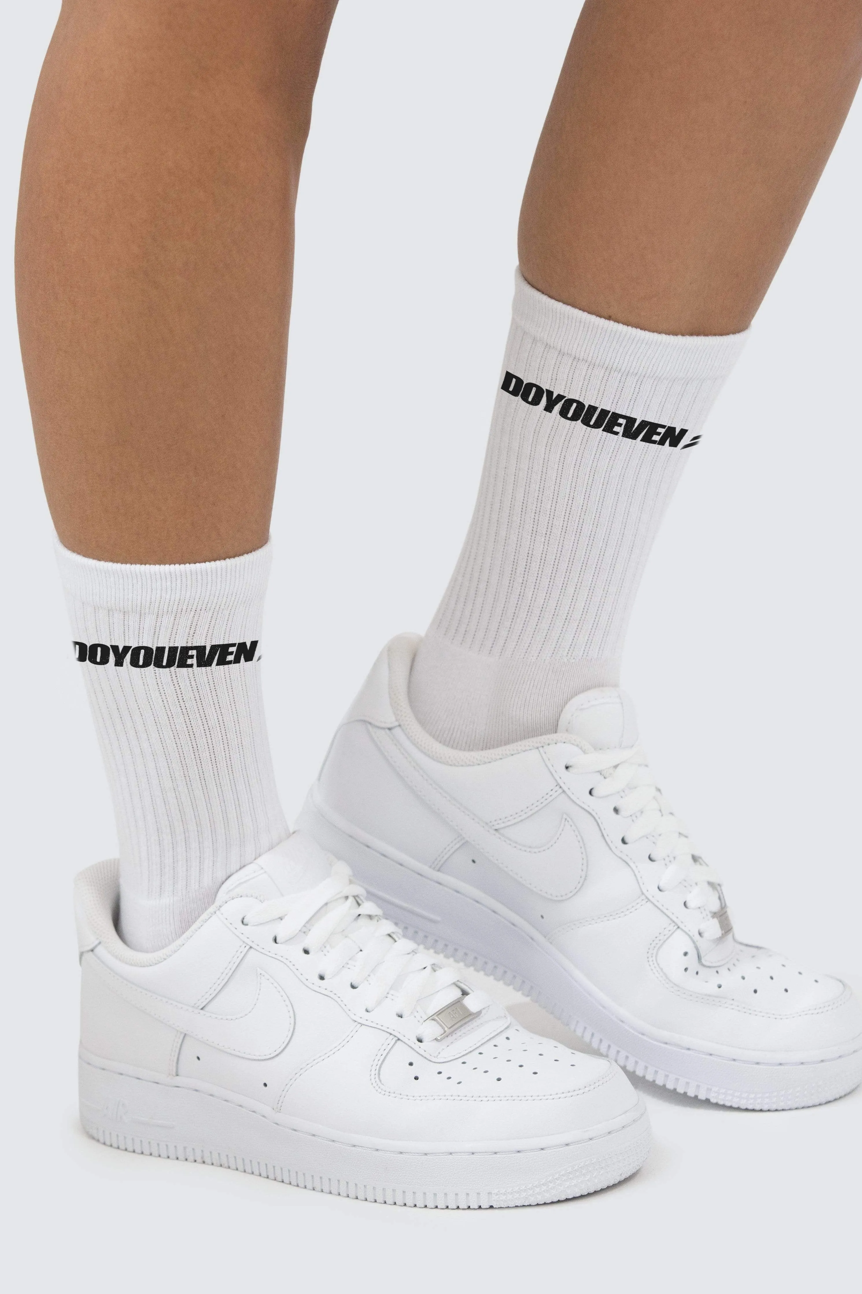 Prime Crew Socks 2pk - White