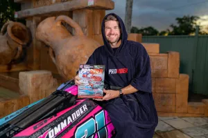 Pro Rider Towel Poncho Classic Black