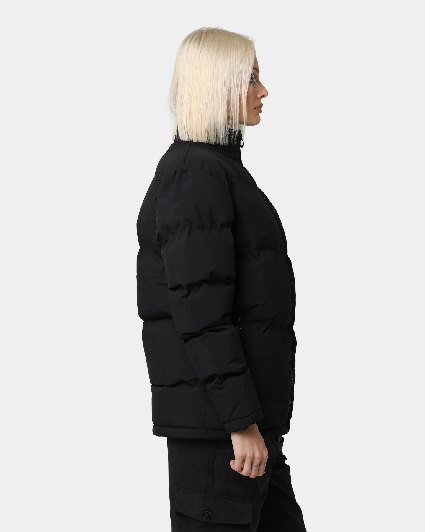 PYRA Sherpa Puffa Jacket Black/White
