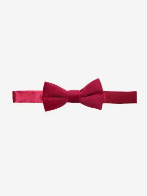 Romano Boys Velvet Bow Tie in Red