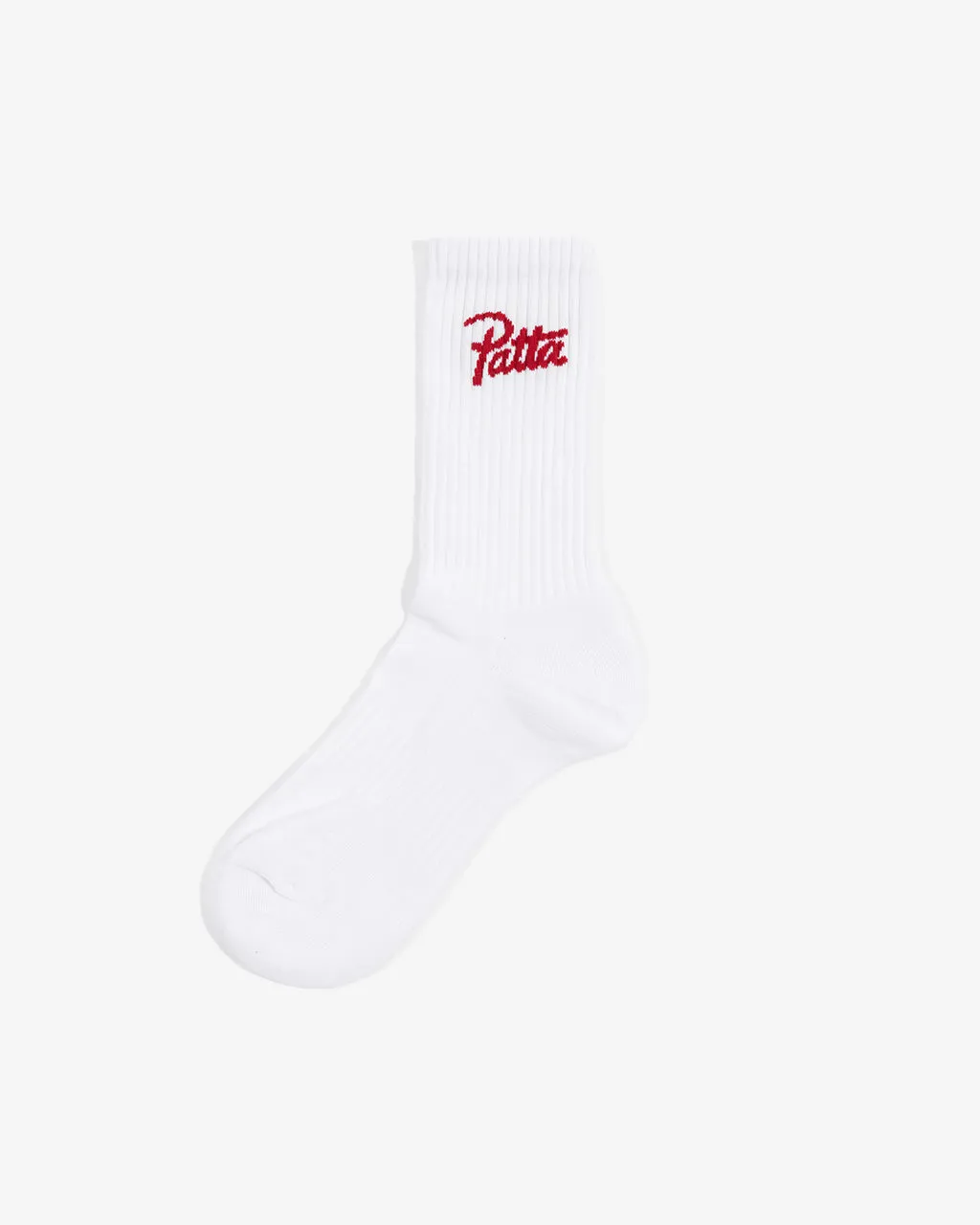 Script Logo Sport Socks White